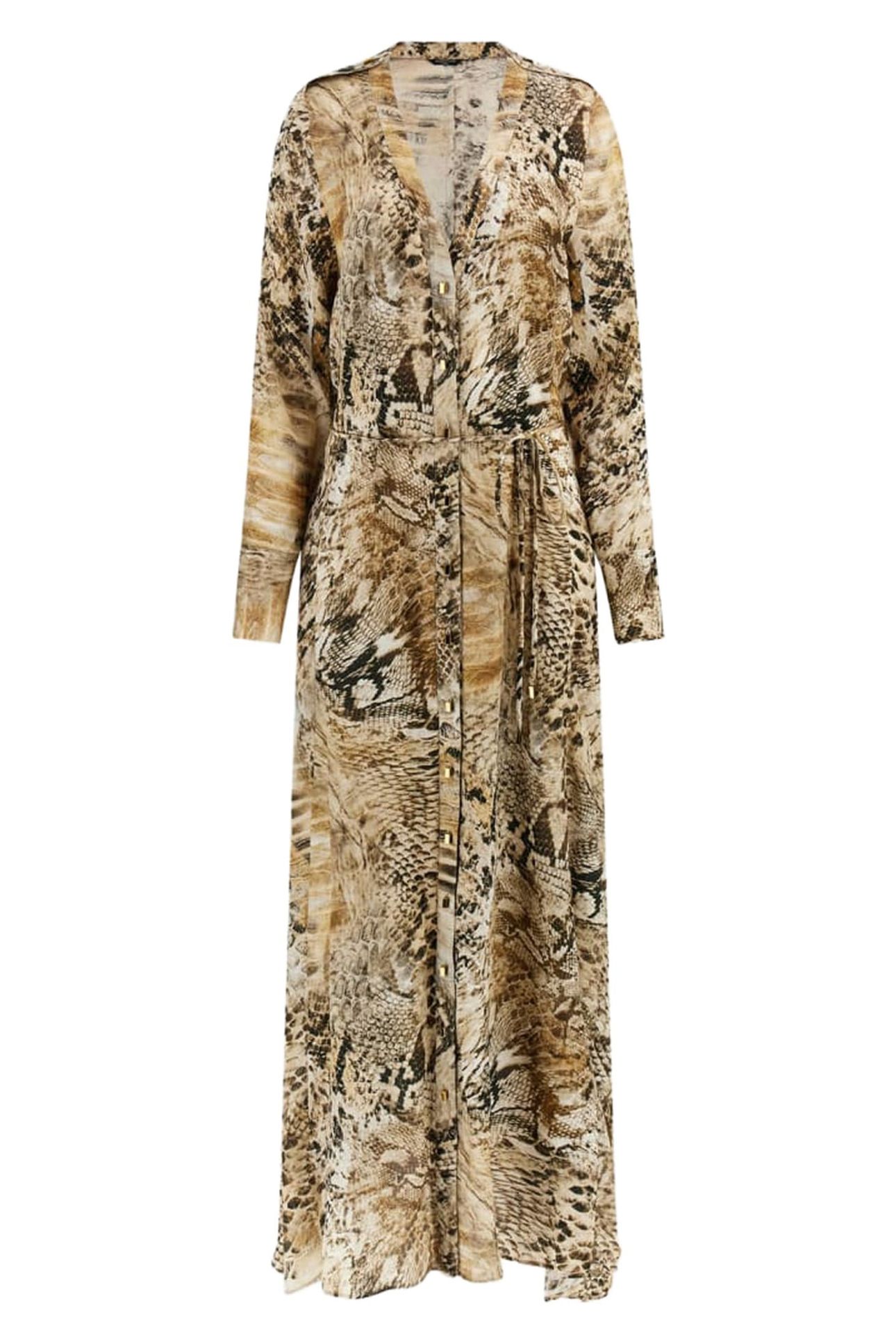 MARCIANO BY GUESS GISELLE LS LONG DRES JUMBLE SKIN PRINT 7