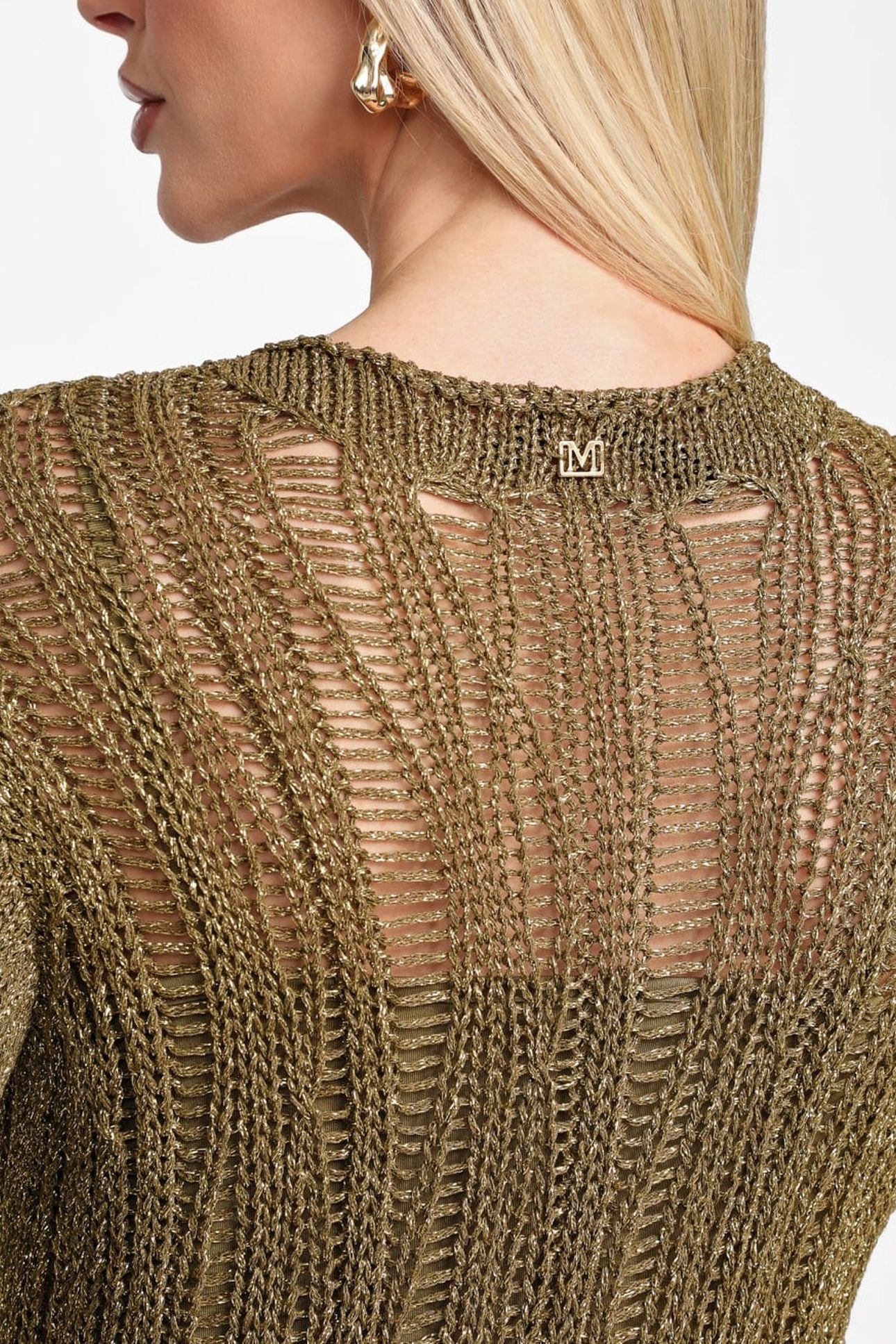 MARCIANO BY GUESS LUCKY LS FLARE MINI ARMY OLIVE + GOLD LU 10