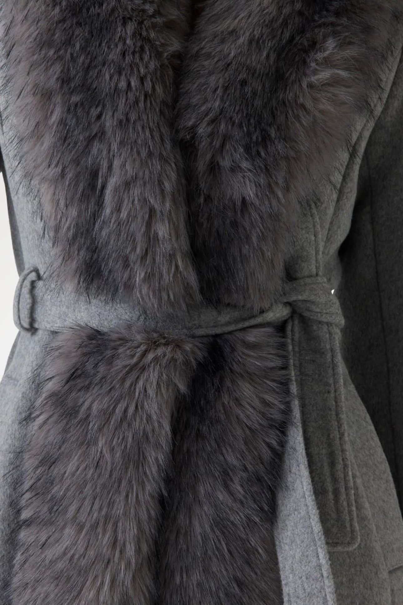 MARCIANO BY GUESS VALERIE COAT HEATHER MEDIUM GREY 9