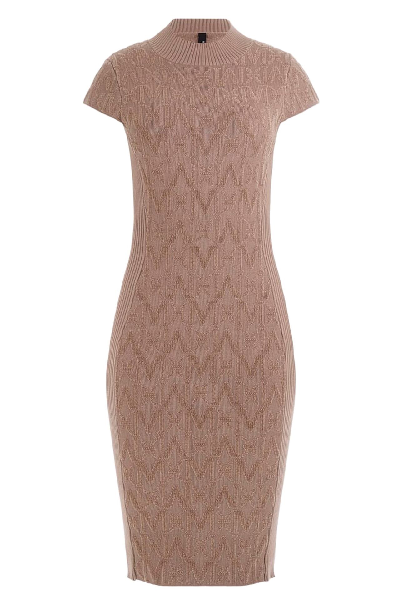 MARCIANO BY GUESS HERMIONE CAP SLEEVE SILK TAUPE 4