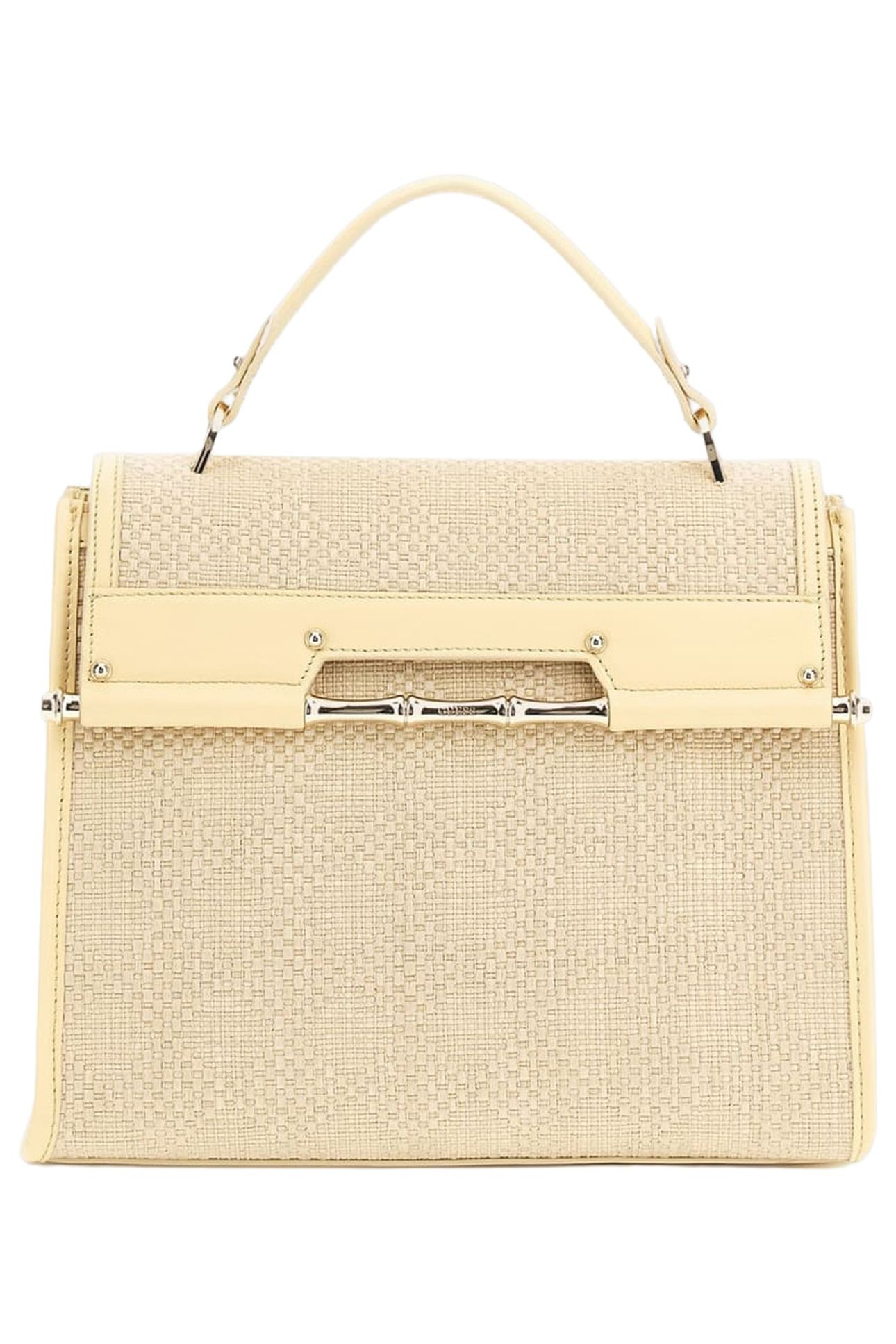 MARCIANO BY GUESS IRIS TOP HANDLE FLAP ECRU' 1