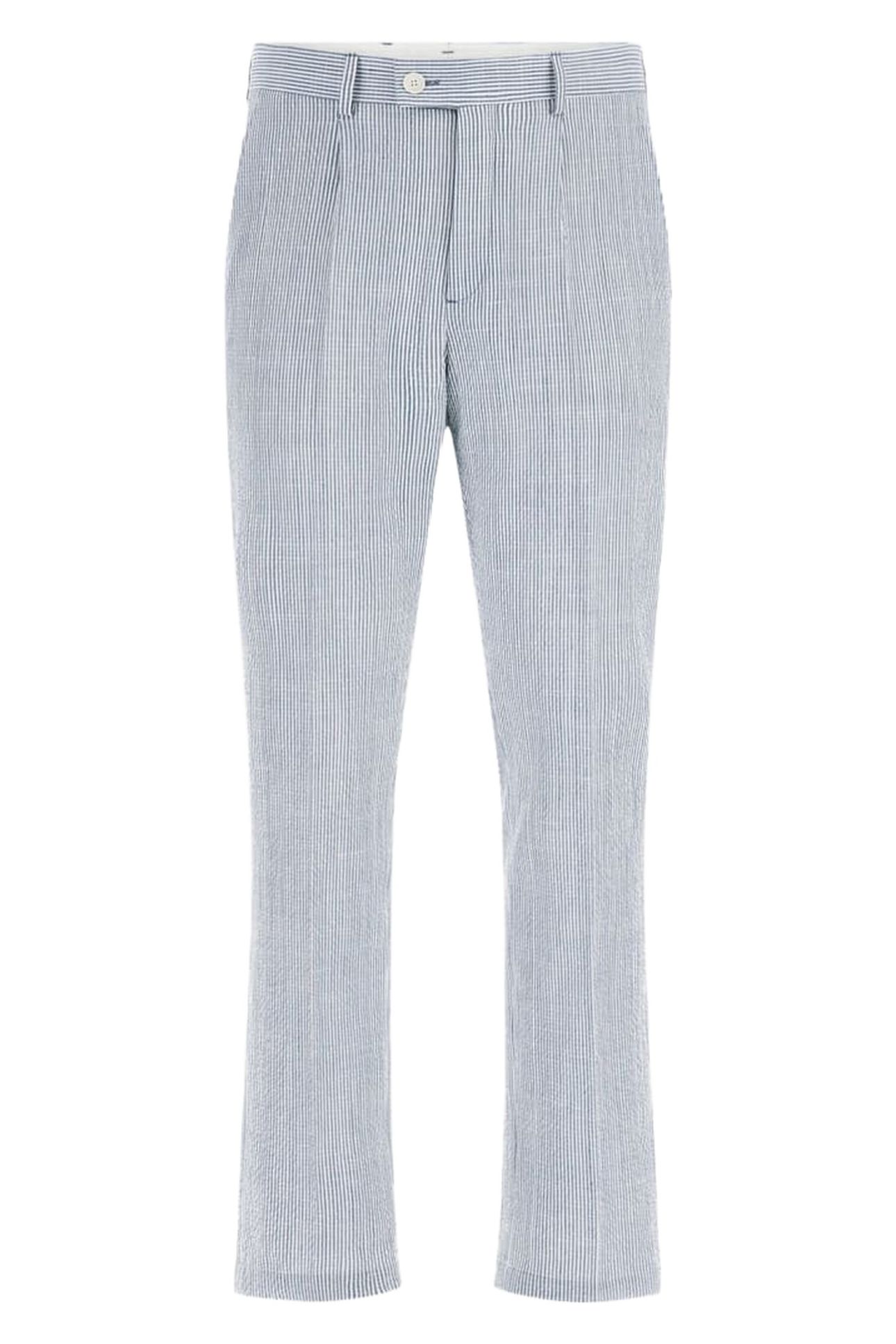 MARCIANO BY GUESS MAX PLEATED REG CHIN WHITE/BLUE STRIPES 3