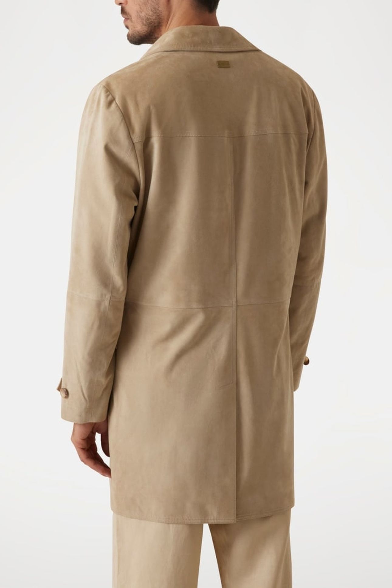 MARCIANO BY GUESS REAL SUEDE DB TRENCH COOKIES 3