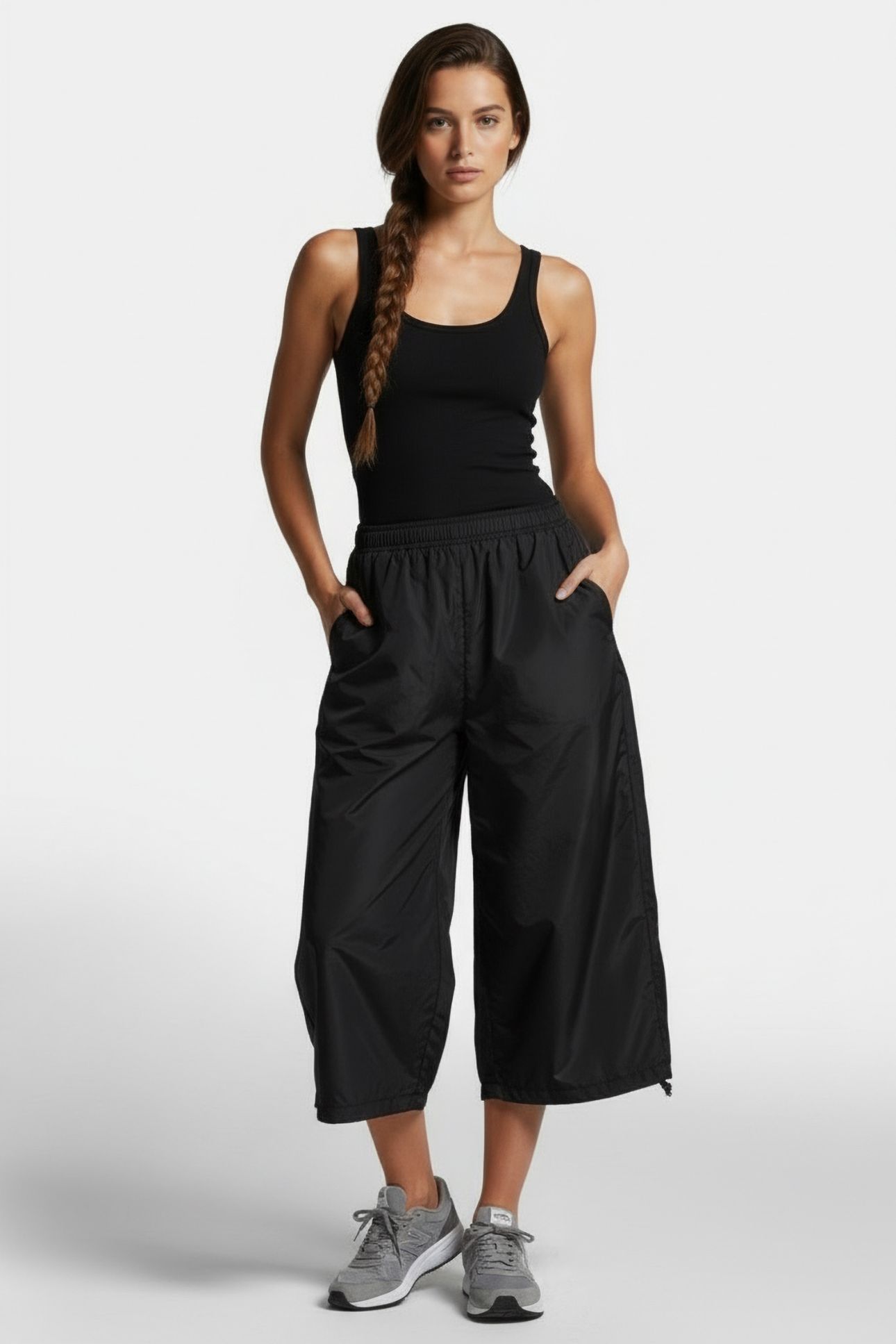 SAMANALF PANT-SKIRT BLACK 1