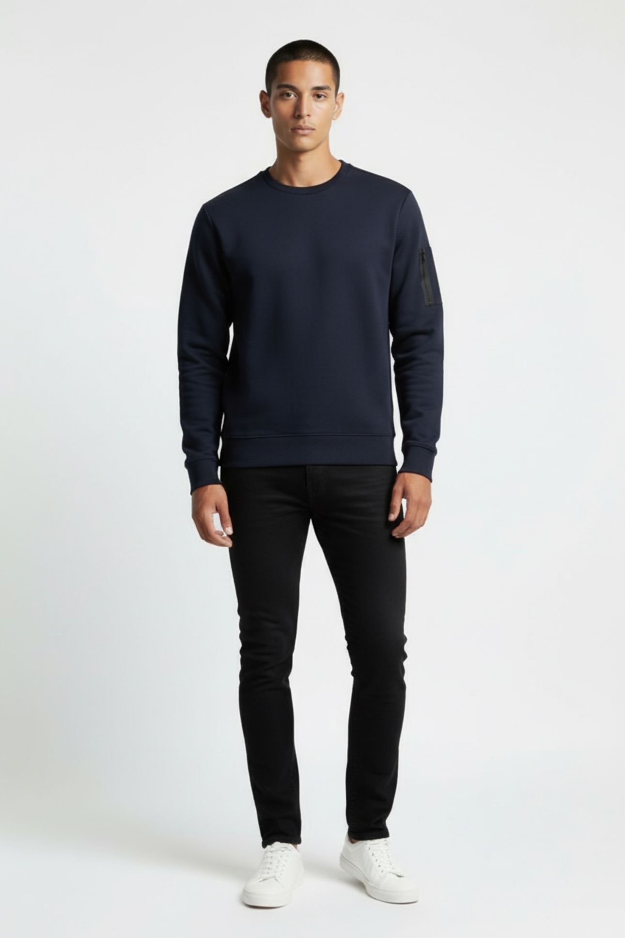 YELESALF SWEATSHIRT DEEP NAVY 1