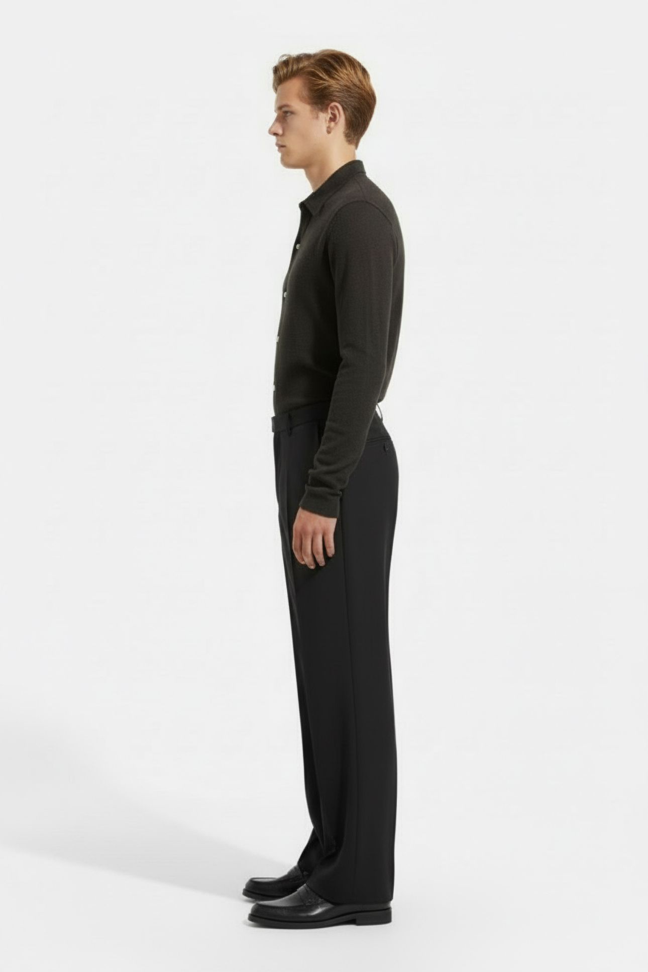 GOTHALF PIQUE SHIRT DARK KHAKI 4
