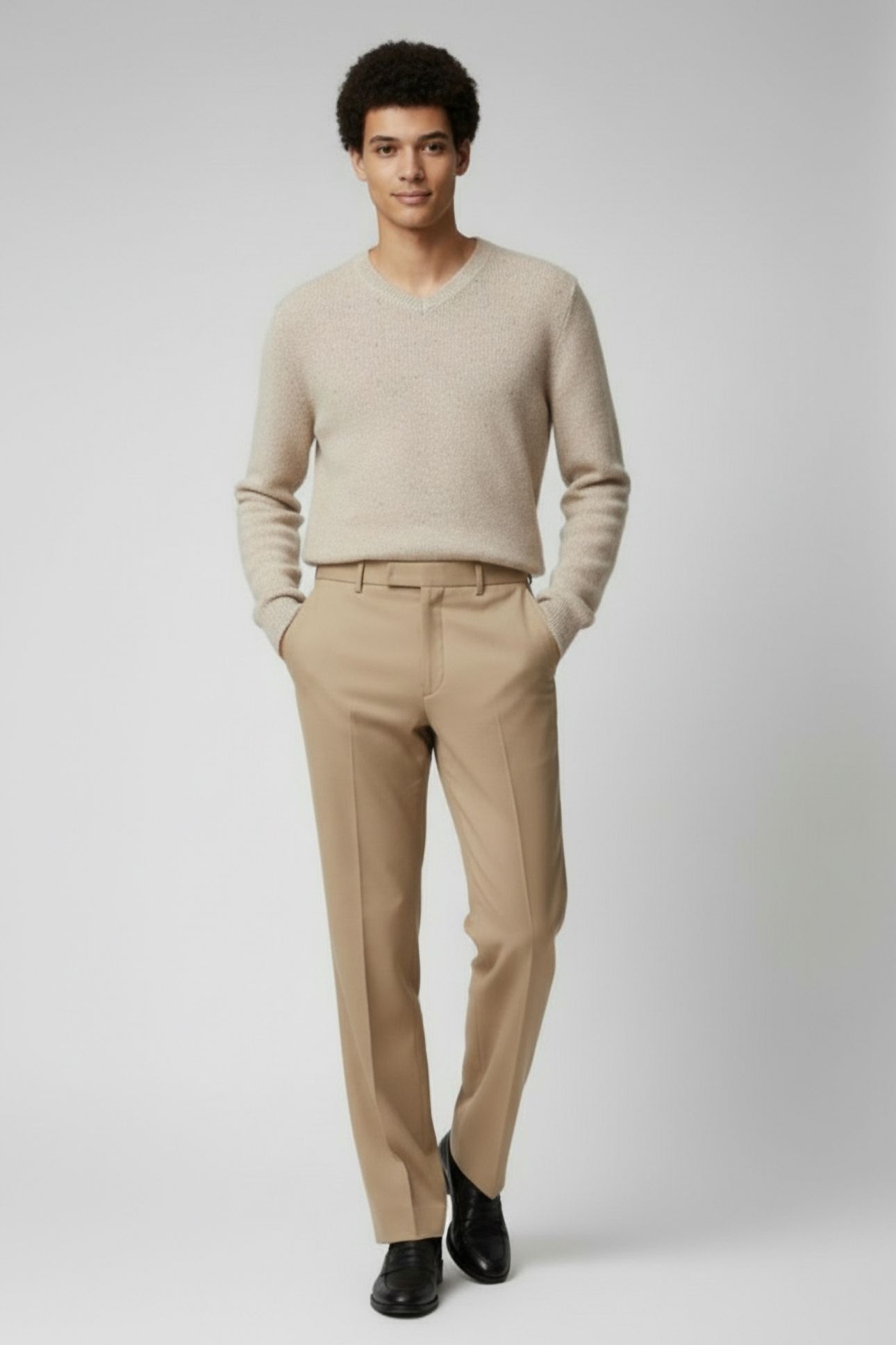 OLAALF KNIT ANTARTICA MELANGE 1