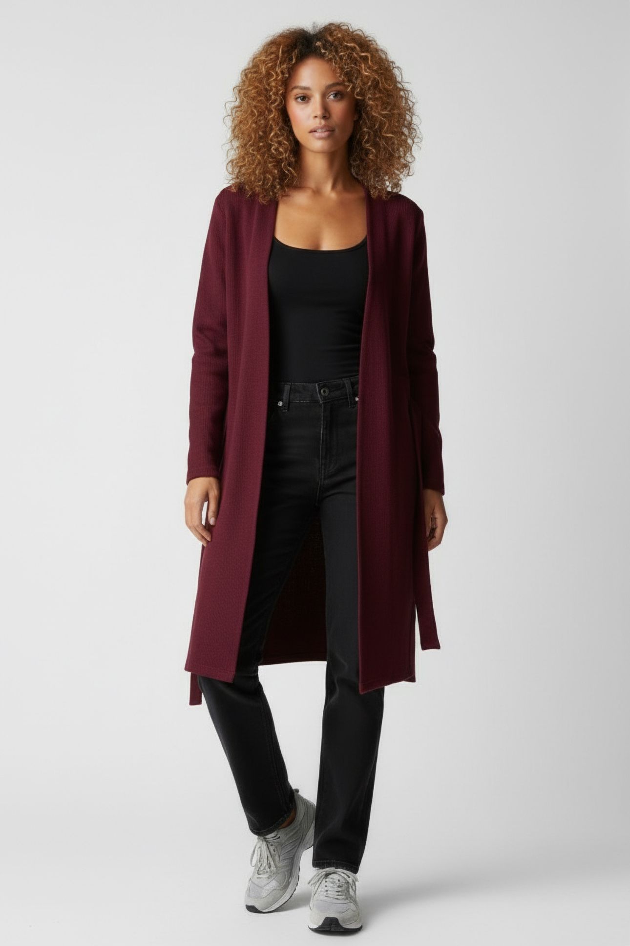 QUEALF KNIT GARNET 1