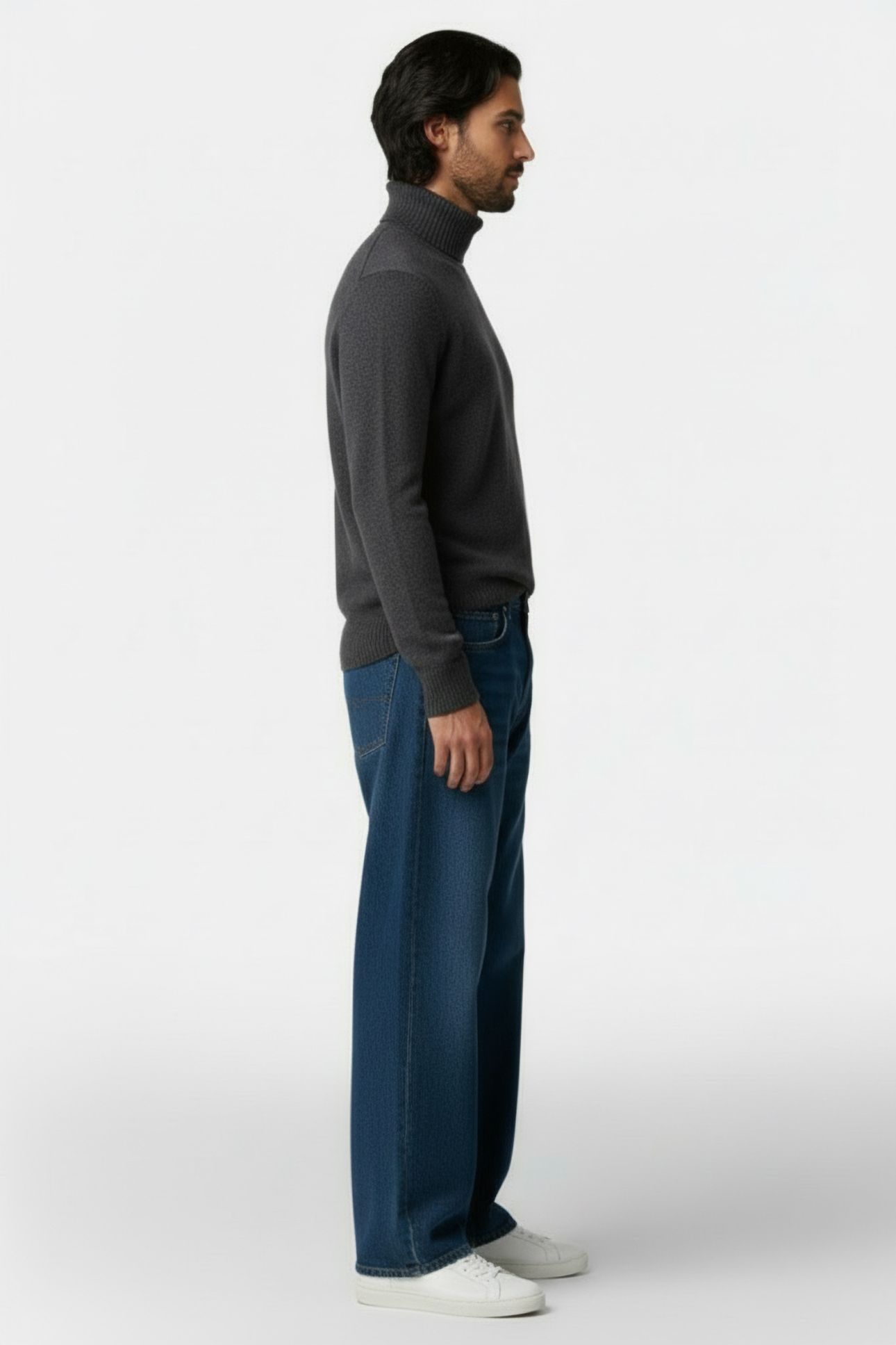 BRUNALF KNIT DARK GREY MELANGE 3