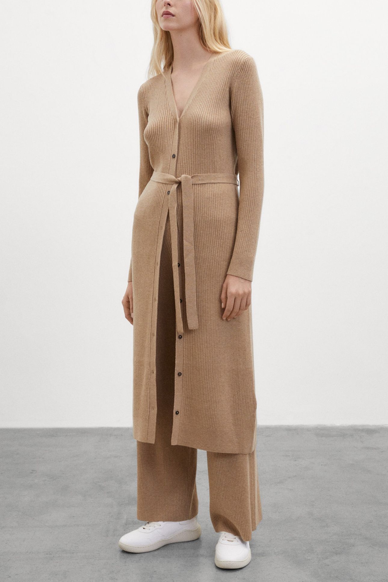 ROMEROALF KNIT CAMEL MELANGE 1