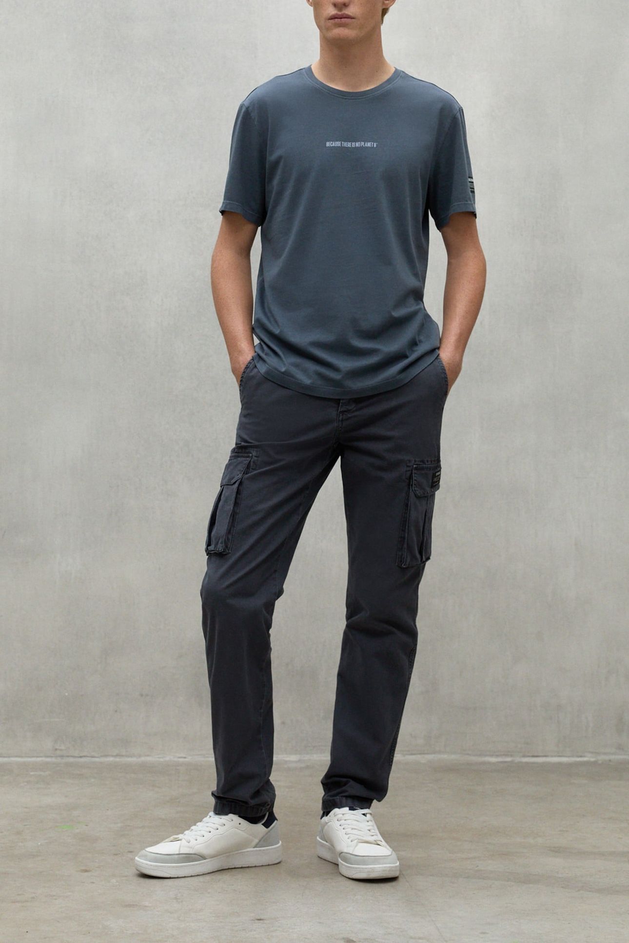 ALMERALF T-SHIRT STEEL BLUE 1