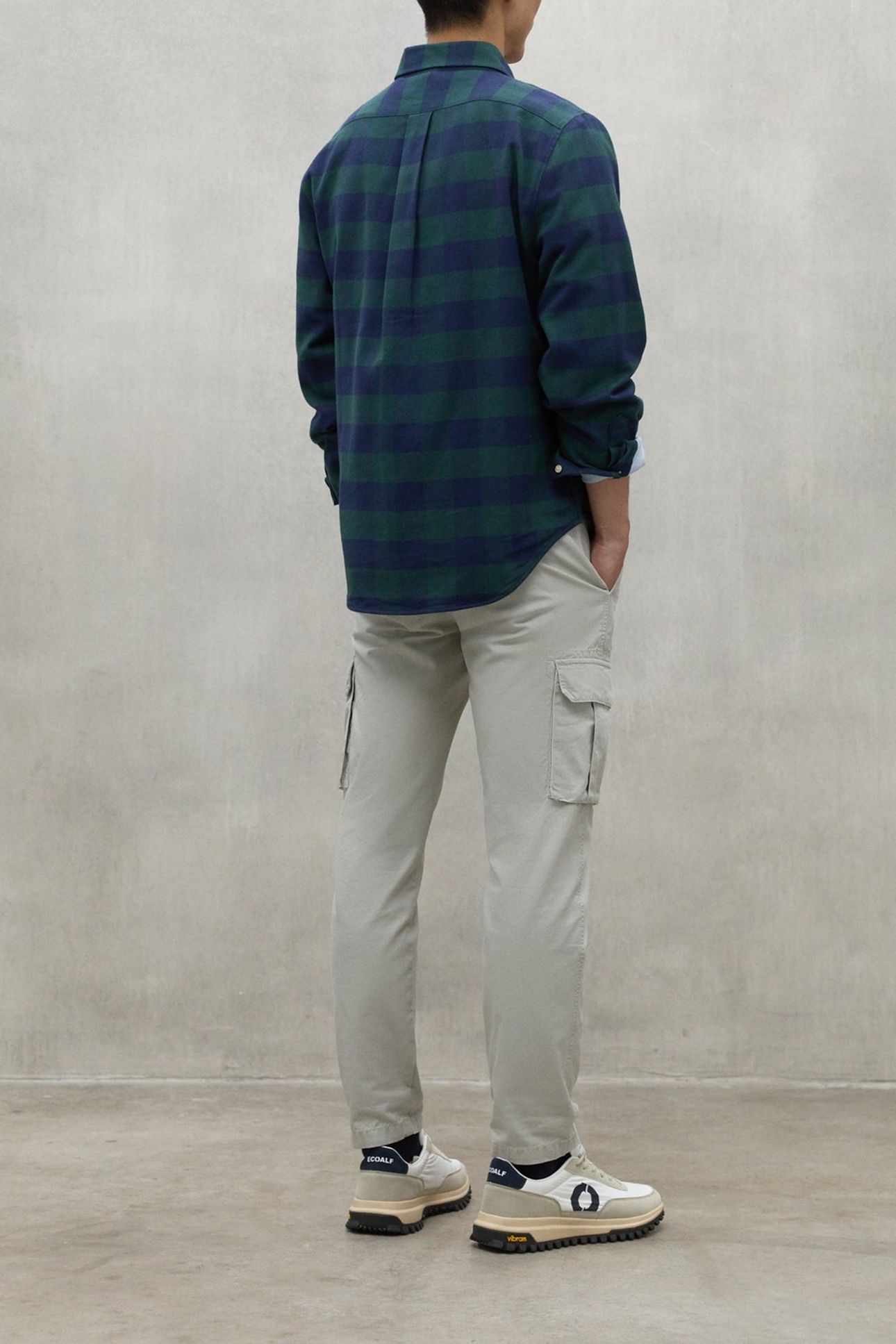GASTONALF SHIRT WOODLAND GREEN / DEEP NAVY 3