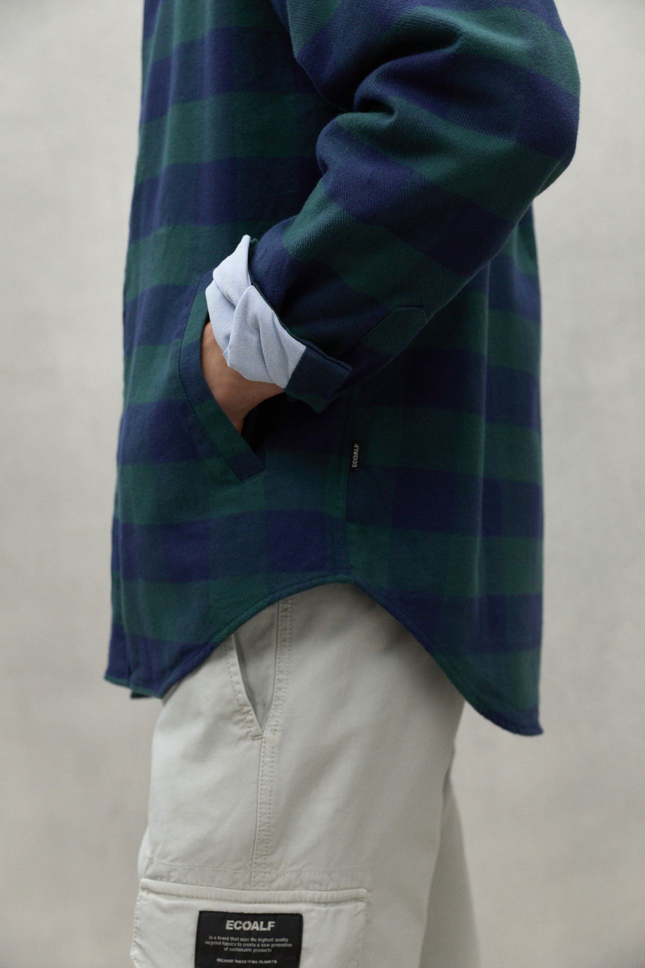 GASTONALF SHIRT WOODLAND GREEN / DEEP NAVY 5