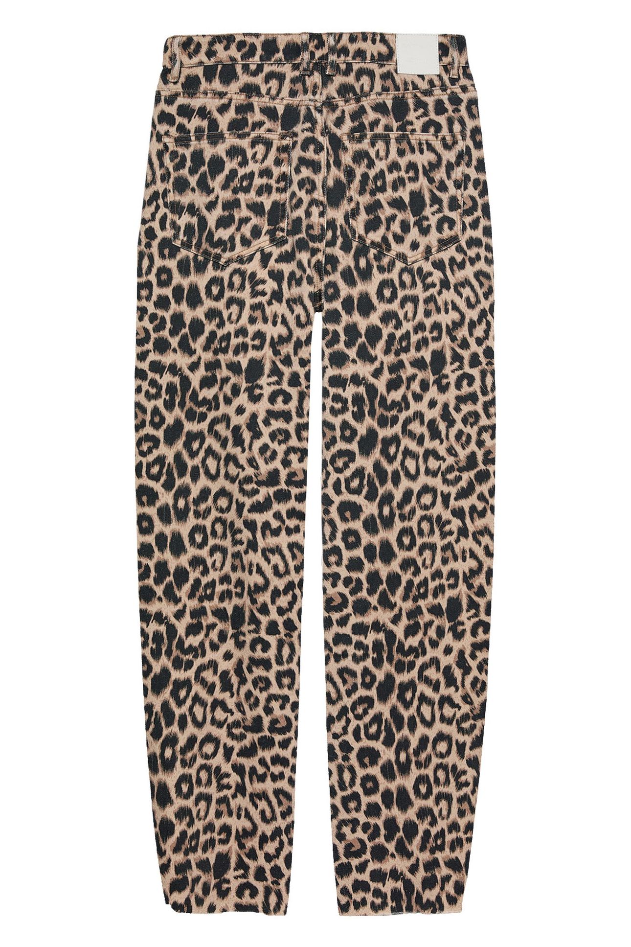 BARREL FIT LEOPARD JEANS GREY MORN 4