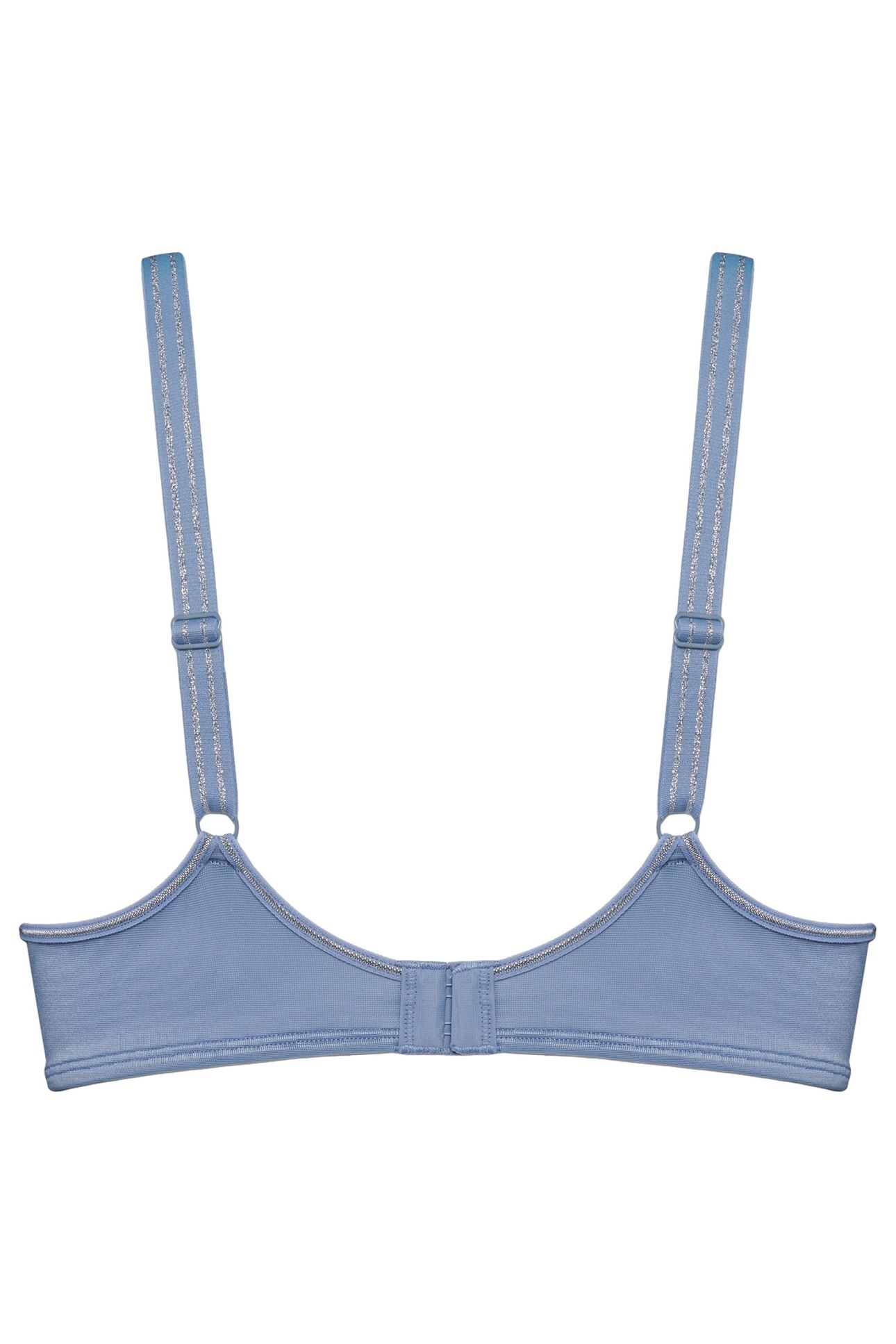 SNOWFLAKE POWDER BLUE PUSH UP BRA 4