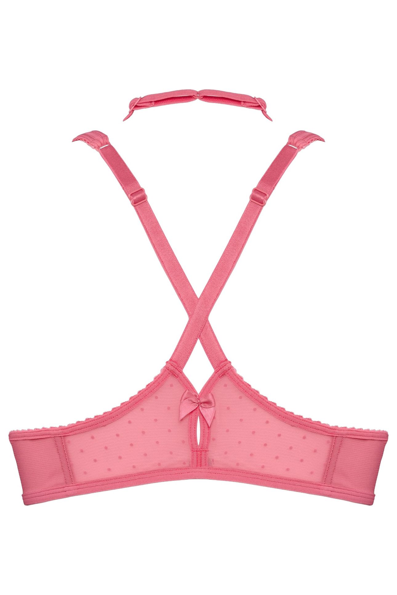 PEEKABOO PINK LEMONADE PUSH UP BRA 4