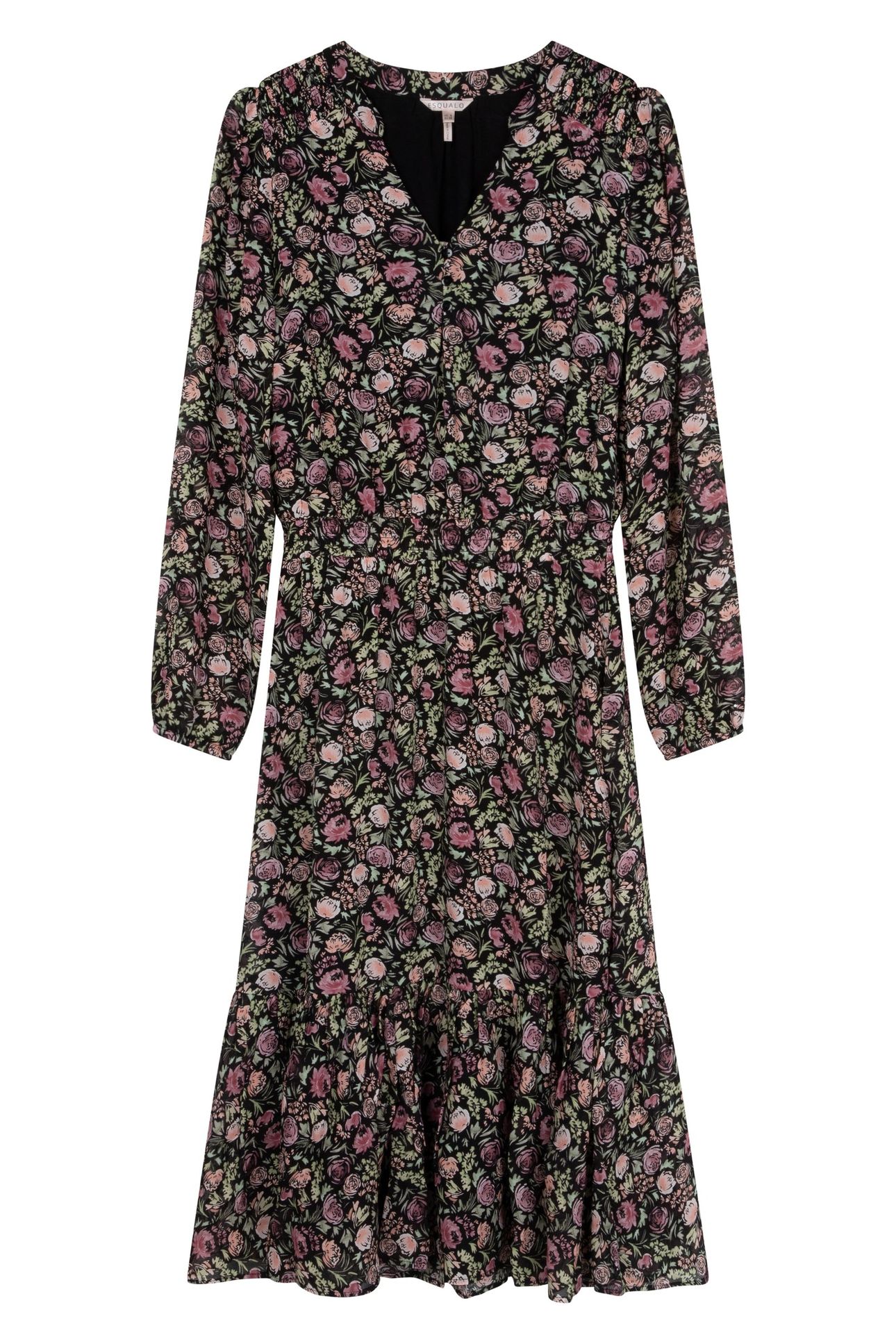 DRESS MIDI SOFT DECO PRINT PRINT 5