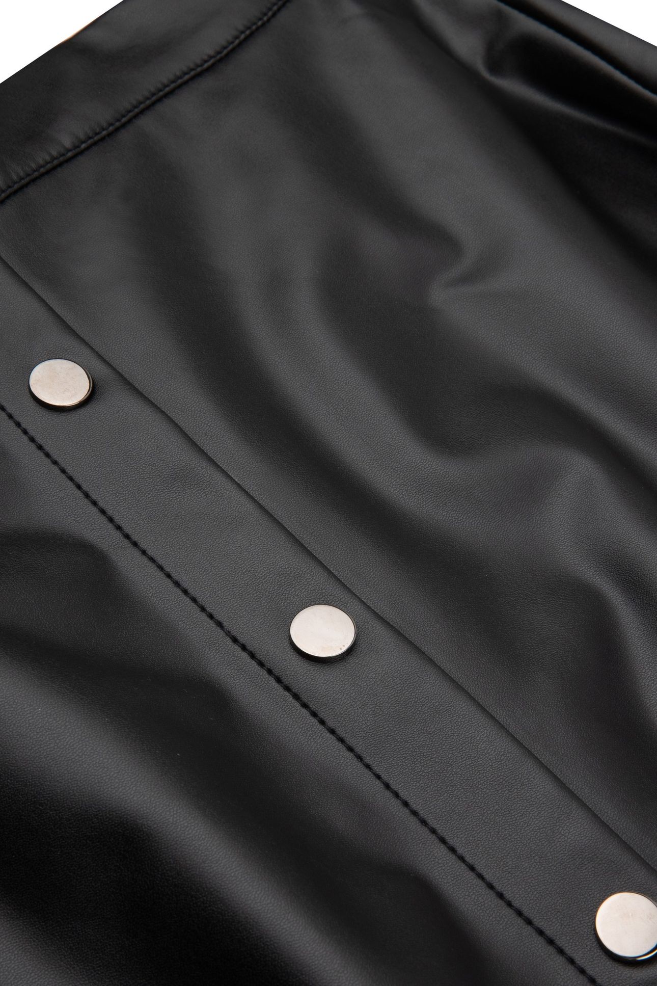 SKIRT MIDI LIGHT PU BLACK 6