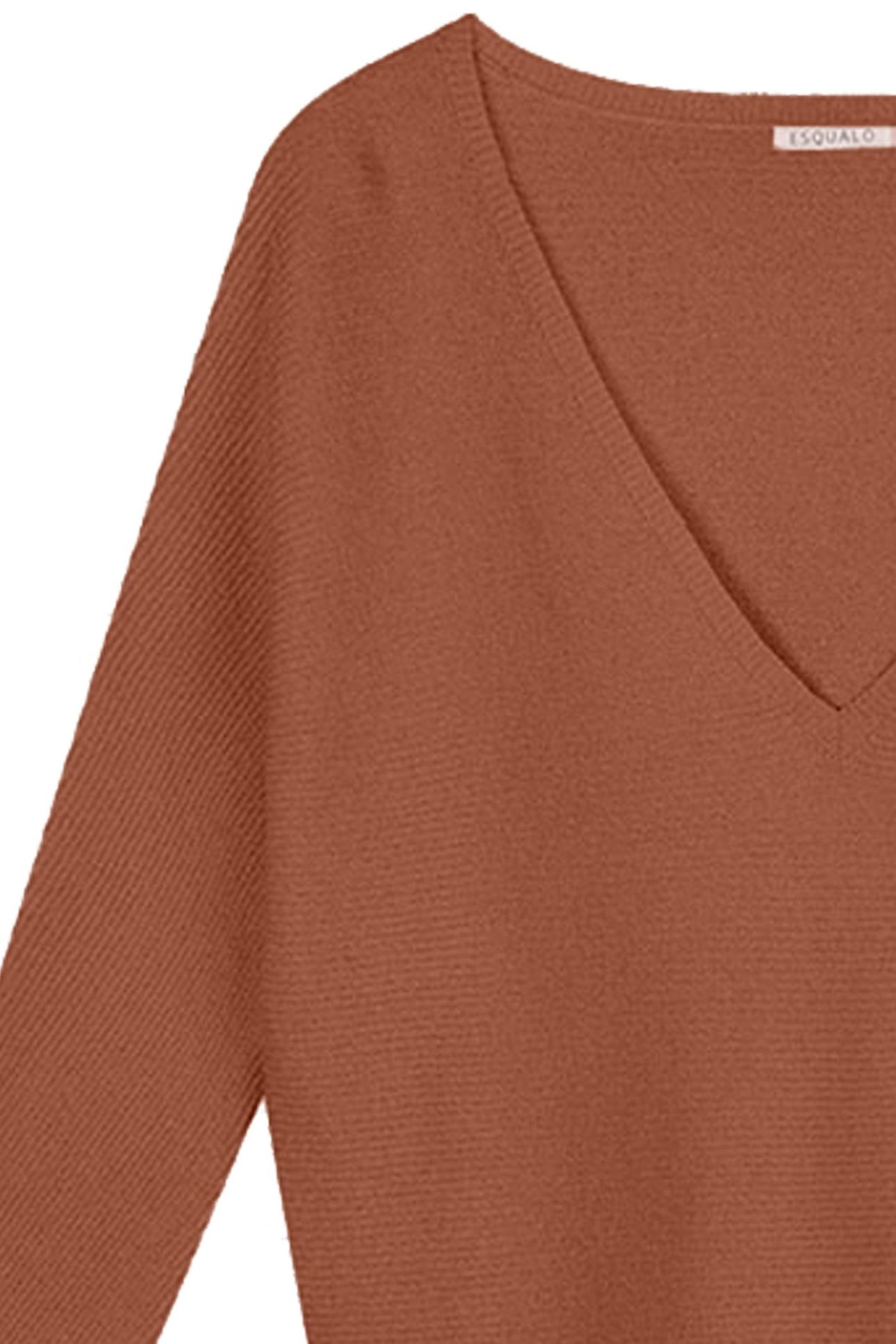 SWEATER LUREX BAT SLEEVE COPPER BROWN 4
