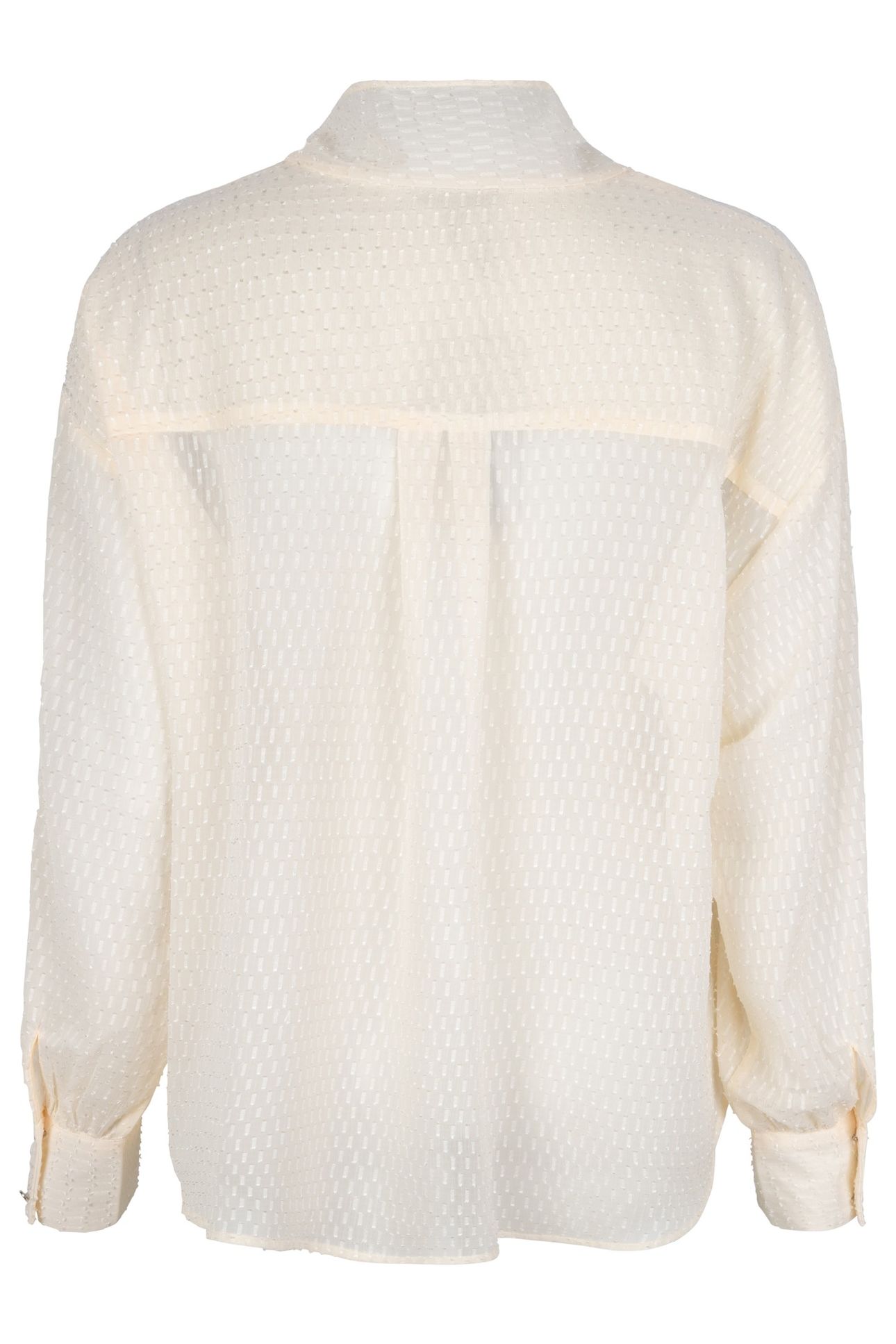 BLOUSE NECK BOW OFF WHITE 2