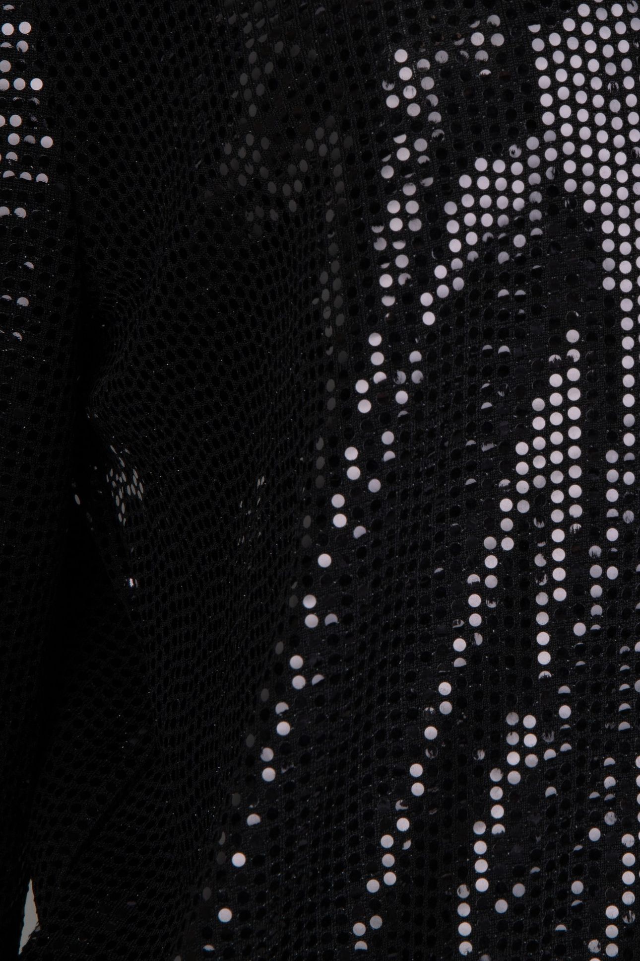 BLOUSE SEQUINS STRETCH BLACK 3