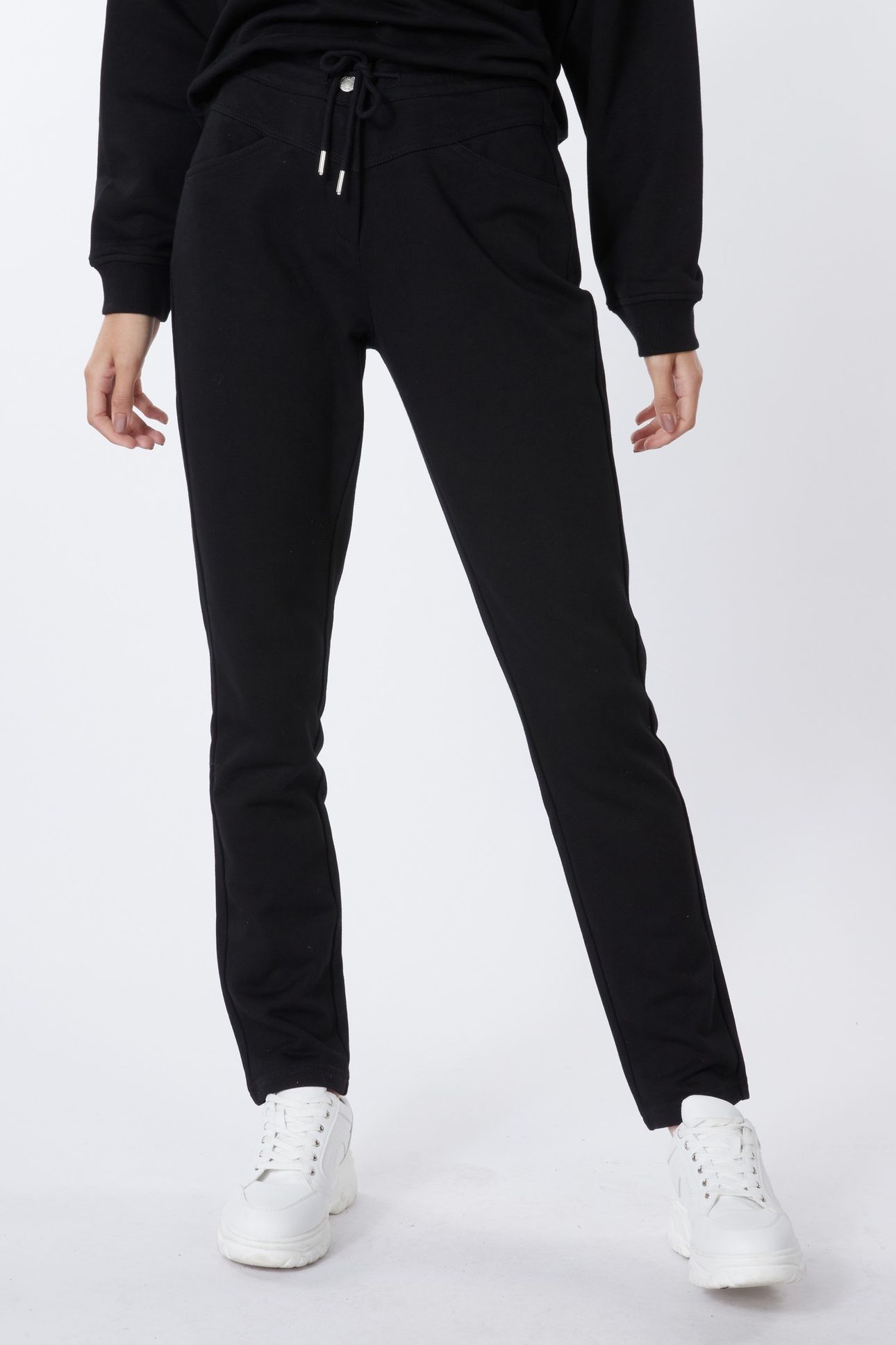 TROUSERS FANCY YOKE SWEAT BLACK 2