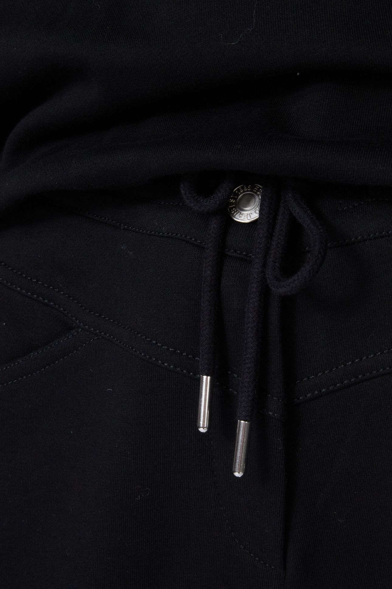 TROUSERS FANCY YOKE SWEAT BLACK 5