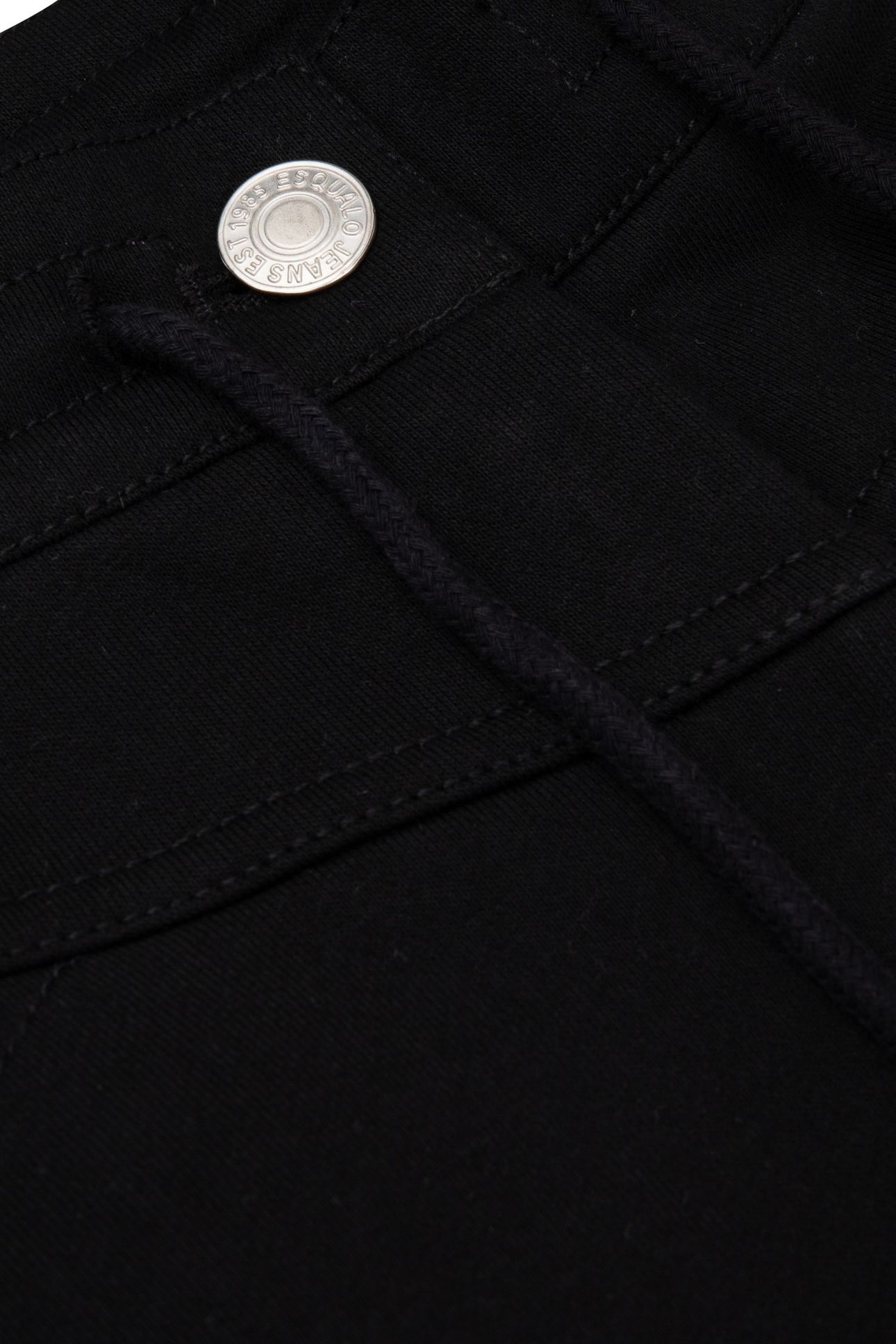TROUSERS FANCY YOKE SWEAT BLACK 6