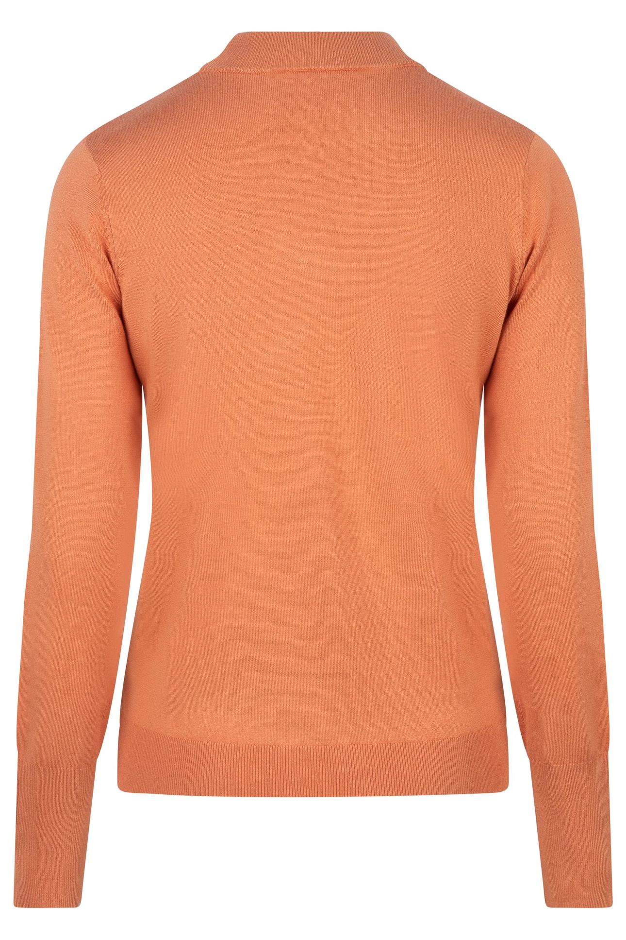 SWEATER BASIC BUTTONS ORANGE 2
