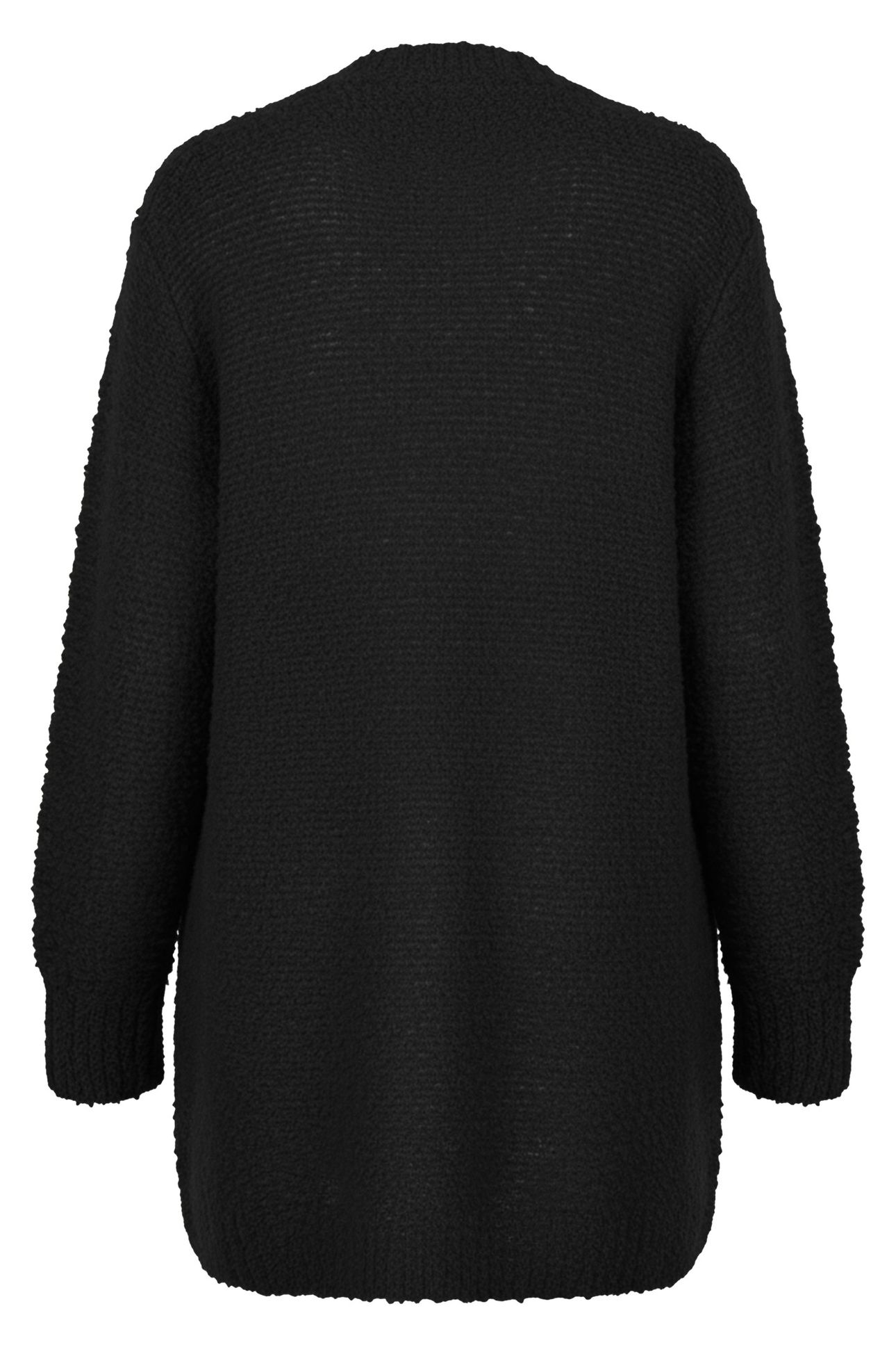 CARDIGAN BOUCLE KNIT BLACK 2