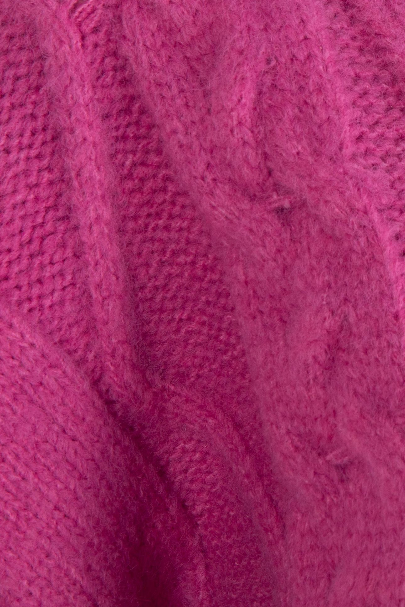 CARDIGAN CABLE KNIT POCKETS PINK 7