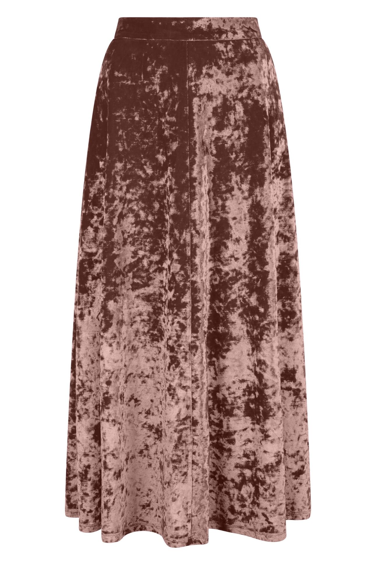 SKIRT VELOURS DE PANNE BROWN 1