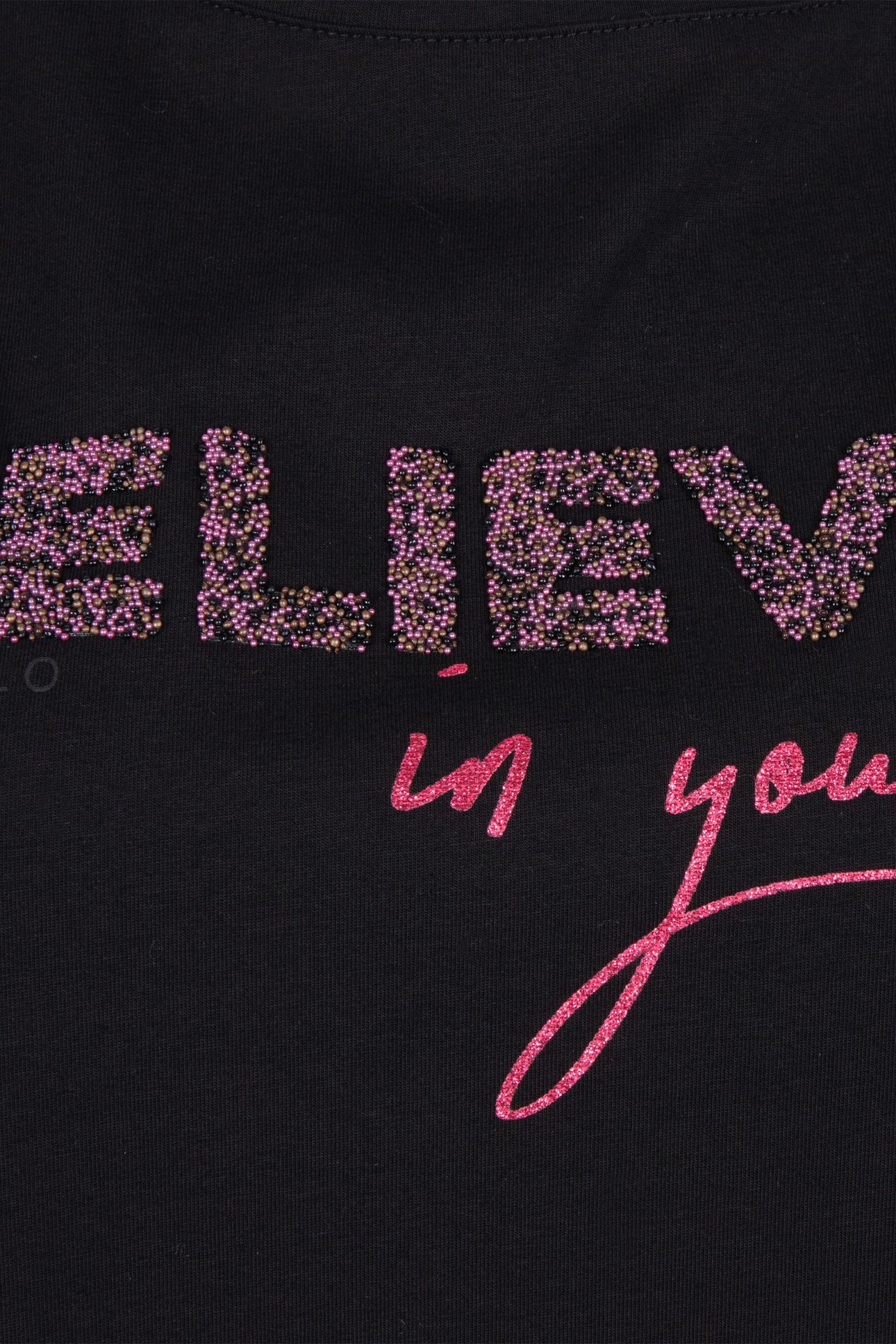 T-SHIRT “BELIEVE" BLACK 6