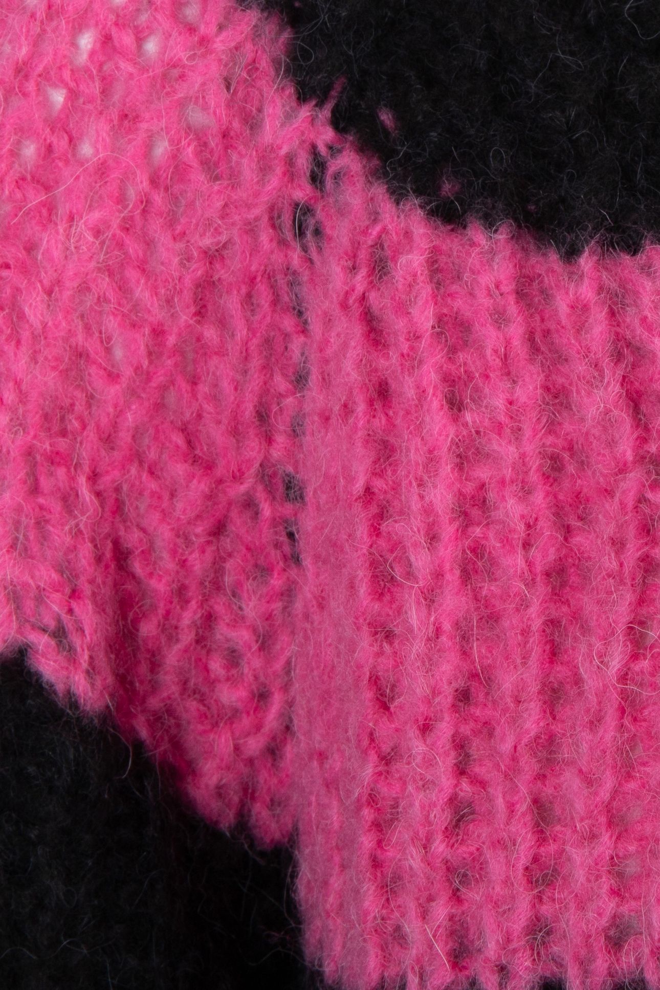 CARDIGAN STRIPED BLACK / PINK 7