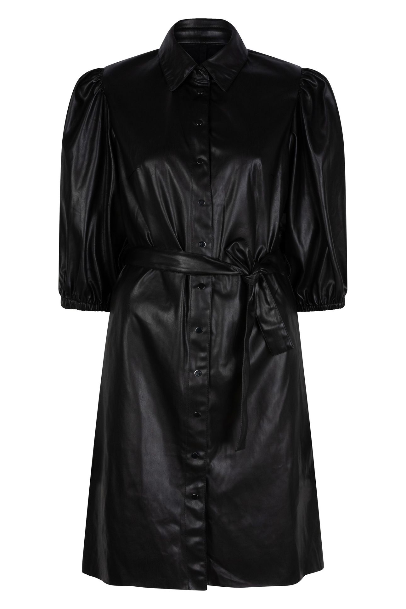 DRESS SHORT PU BLACK 5