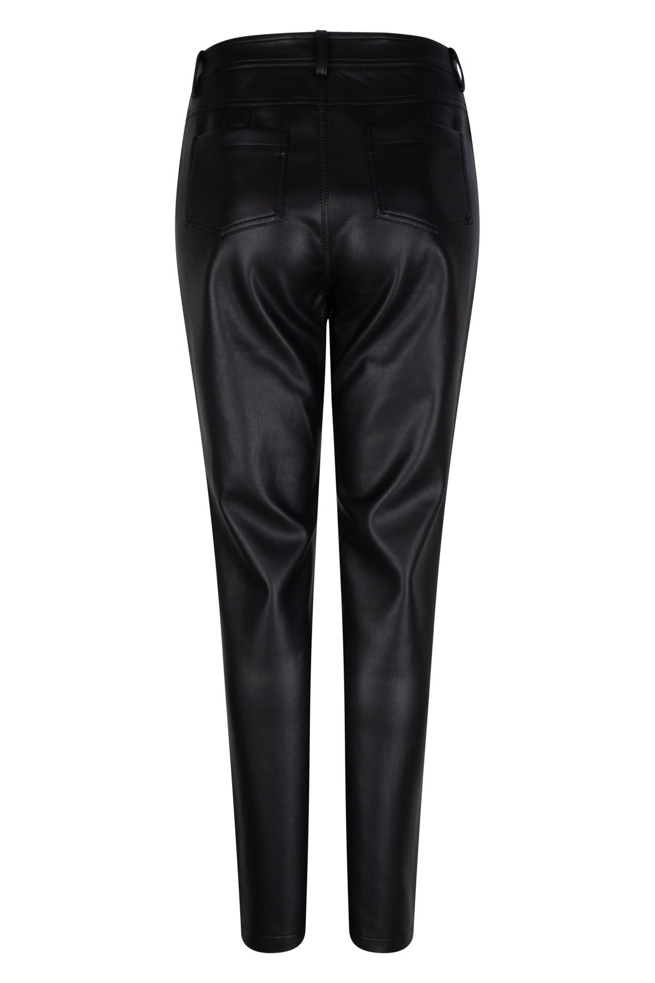 TROUSERS 5 POCKETS PU BLACK 7