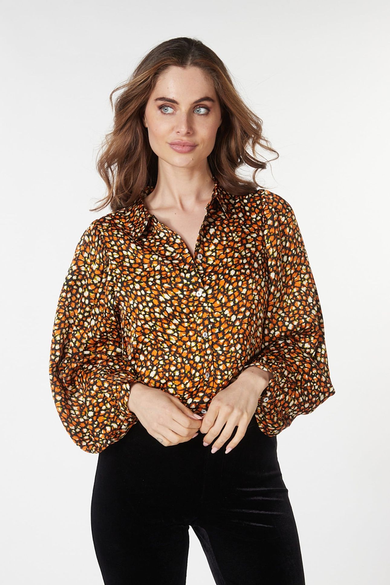 BLOUSE BASIC WILD SKINS PRINT 1