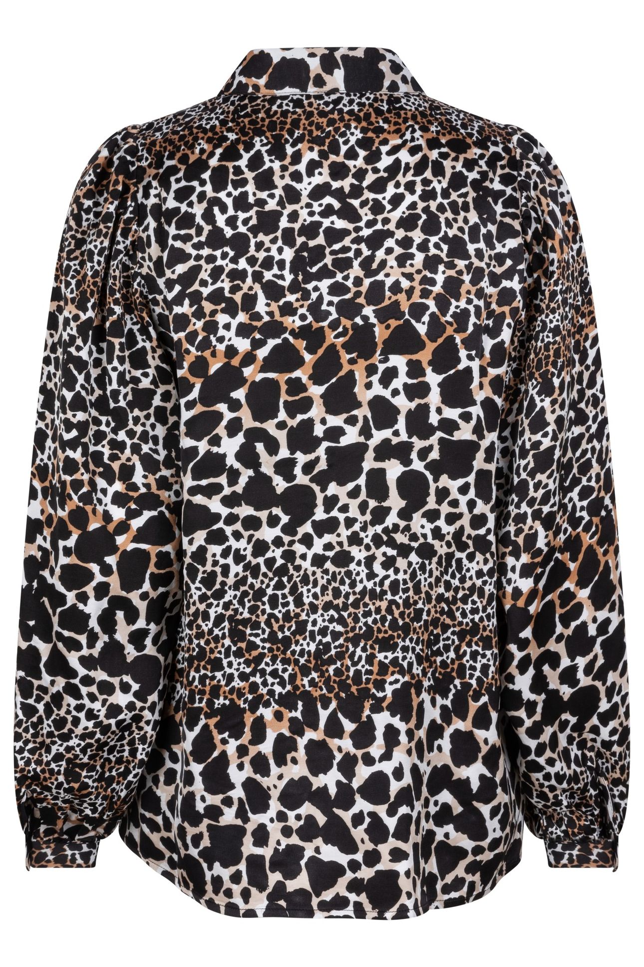 BLOUSE BASIC SCATTERED ILLUSION PRINT 5