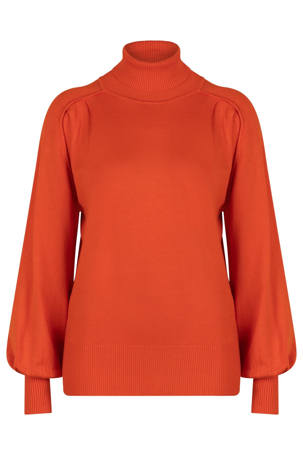 SWEATER RAGLAN COL RED CLAY 4