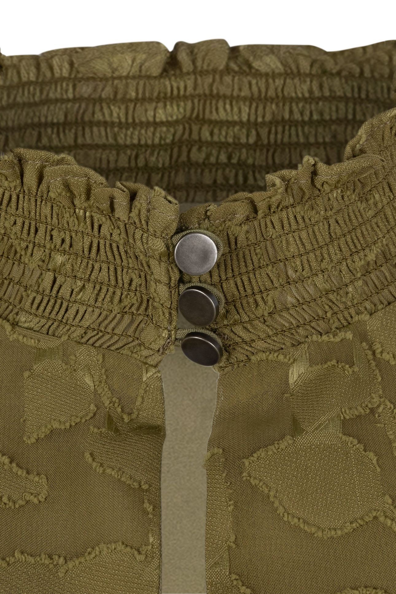 DRESS SMOCK JACQUARD OLIVE 7