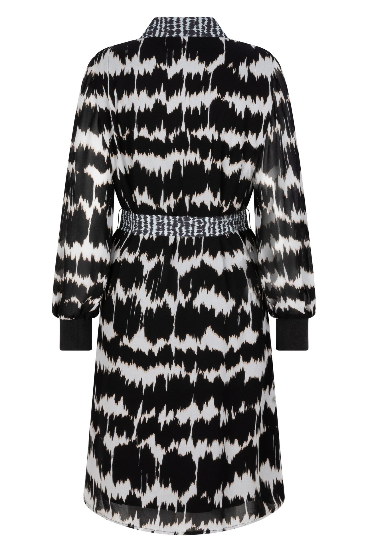 DRESS RIBBED CUFF ABSOLUTE ILLUSION PRINT 5