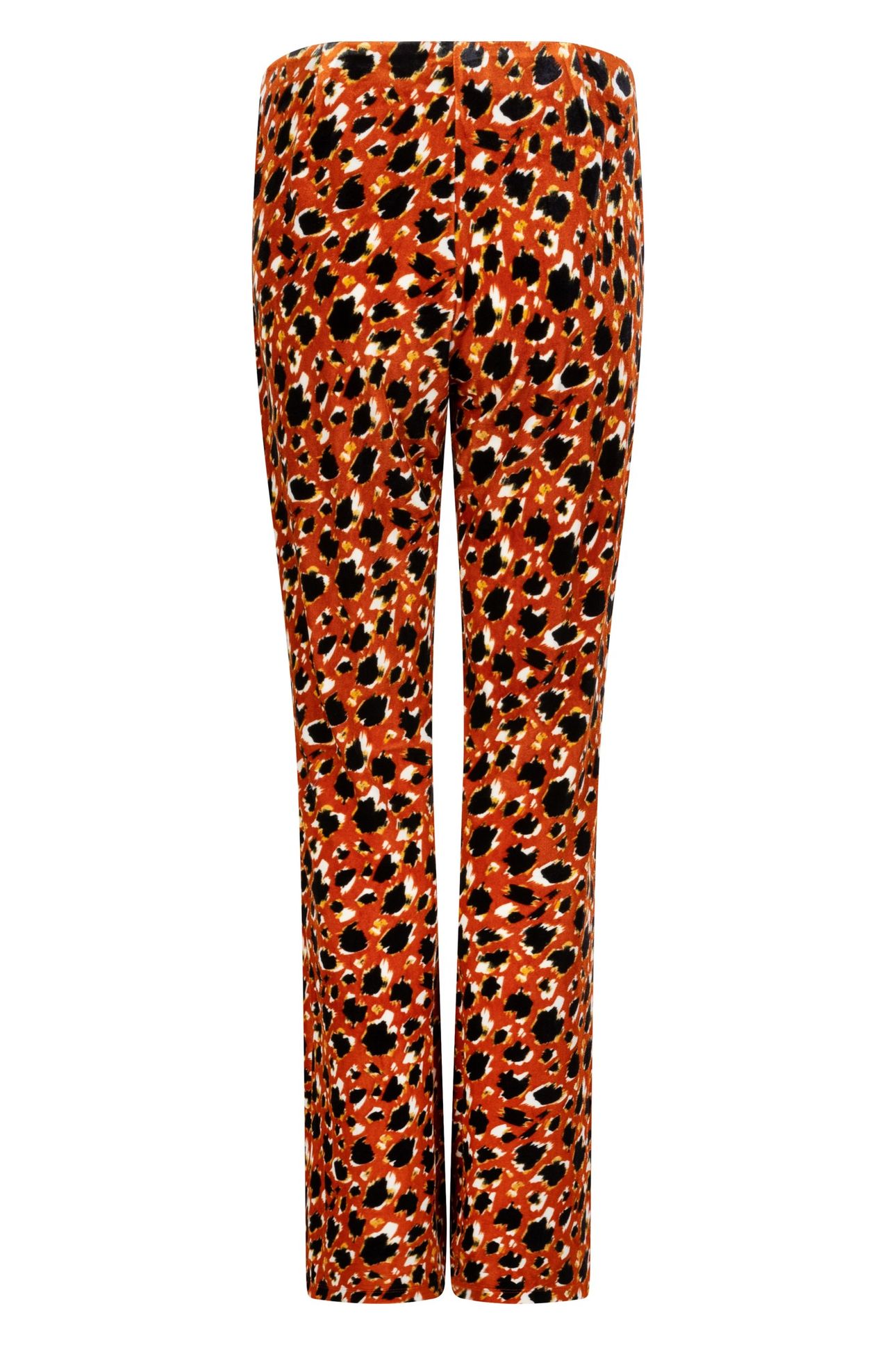 TROUSERS FLAIR VELOURS LEOPARD SKINS PRINT 2