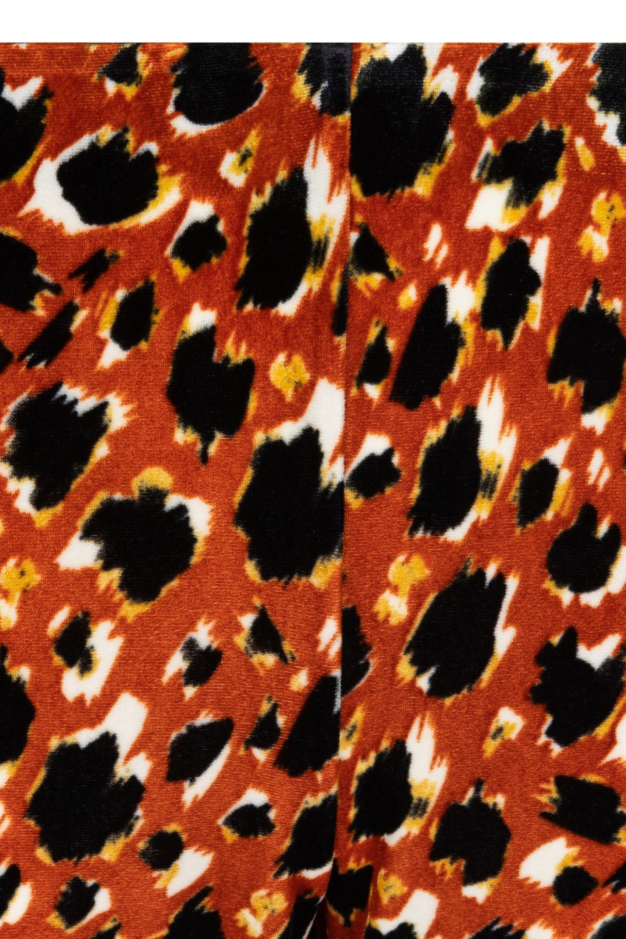 TROUSERS FLAIR VELOURS LEOPARD SKINS PRINT 3
