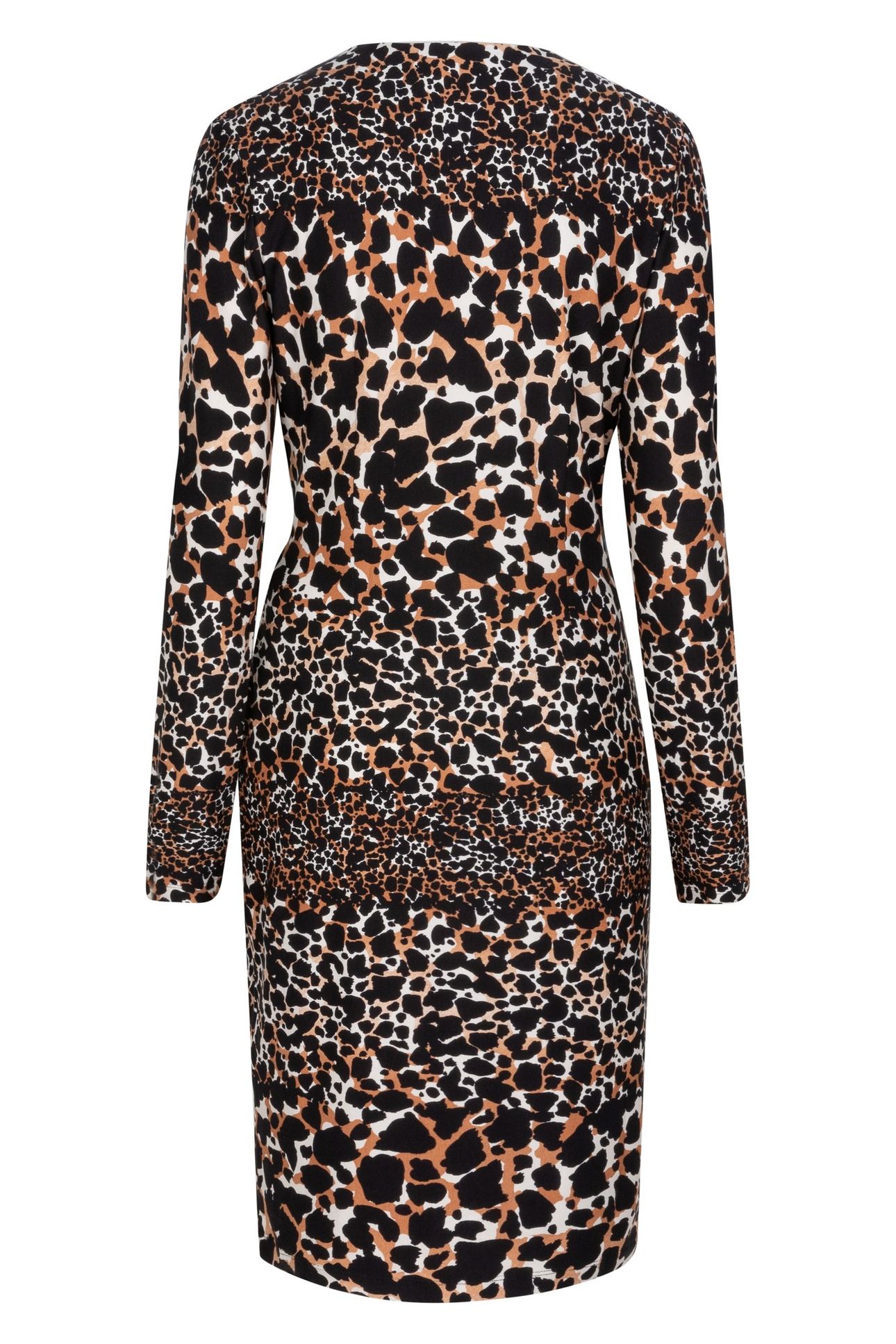 DRESS SCATTERED ILLUSION PRINT 5