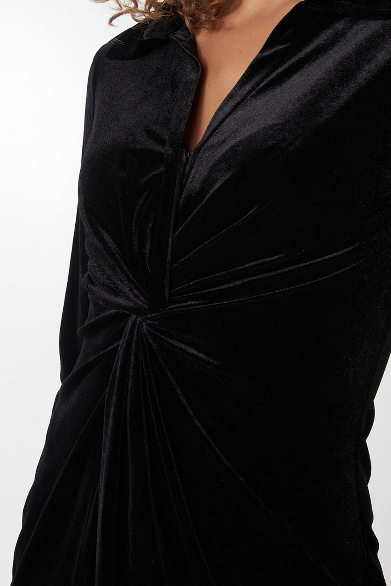DRESS WRAP VELOURS BLACK 8