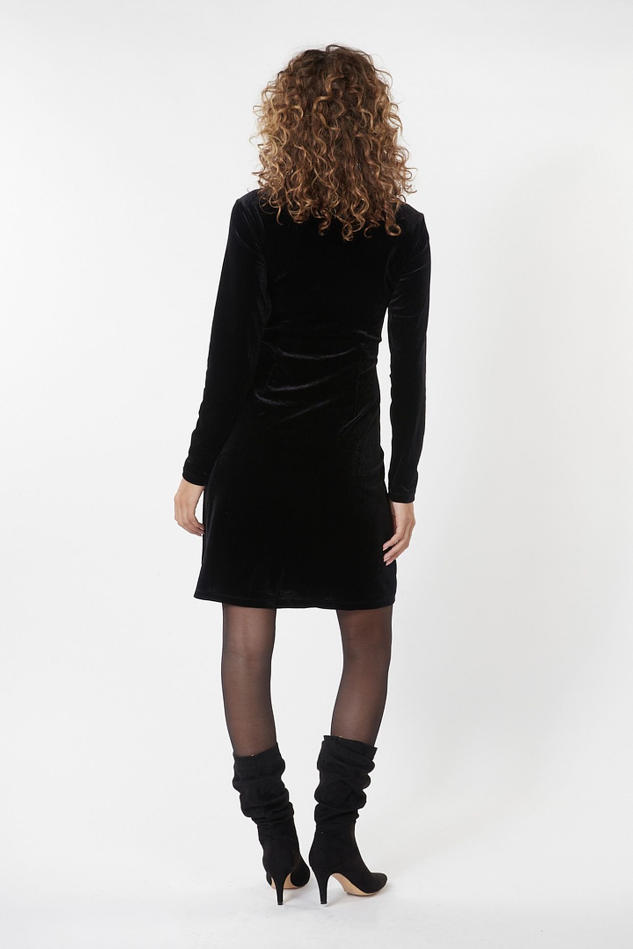 DRESS WRAP VELOURS BLACK 3
