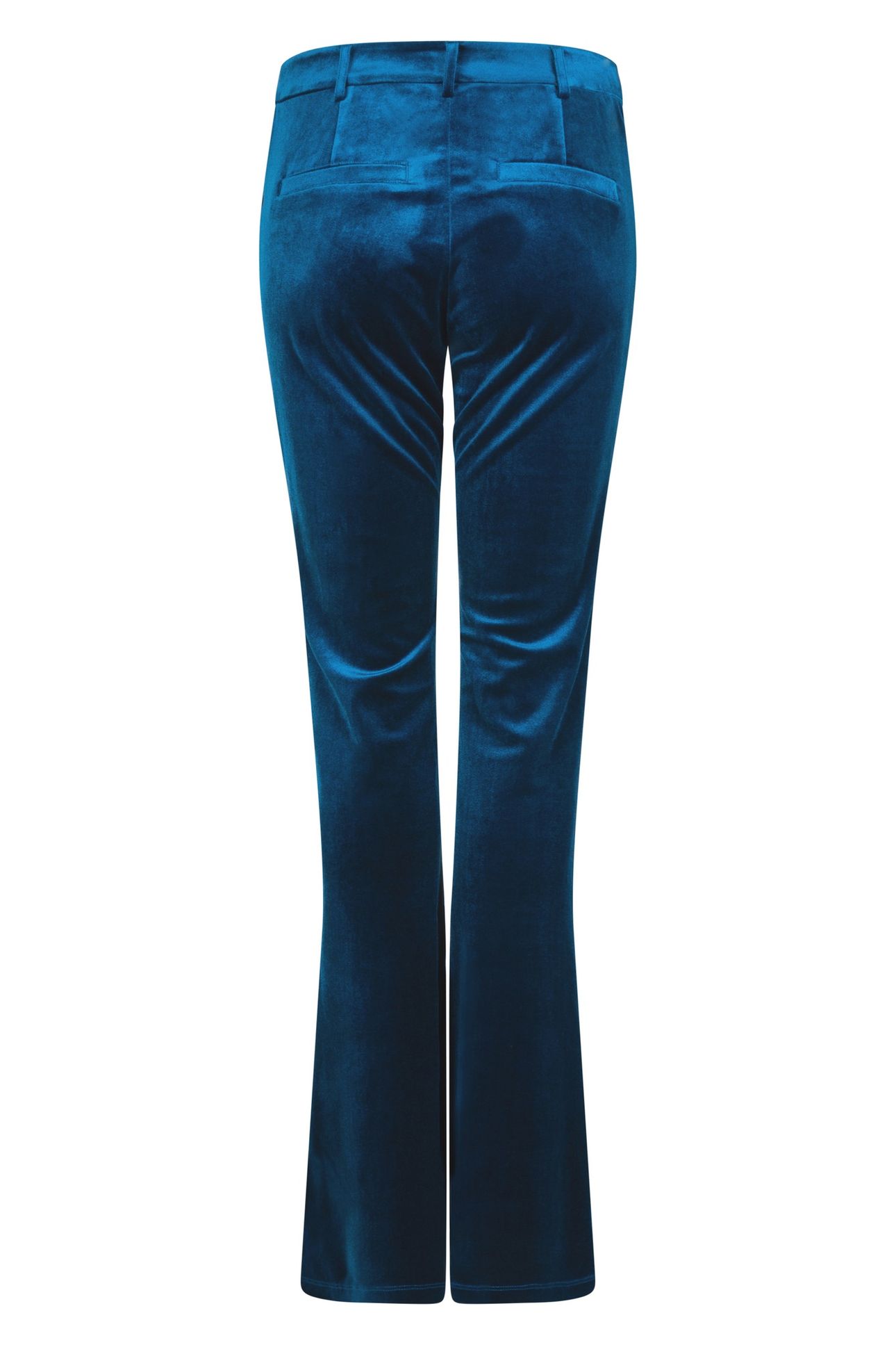 TROUSERS FLAIR VELOURS GALAXY BLUE 5