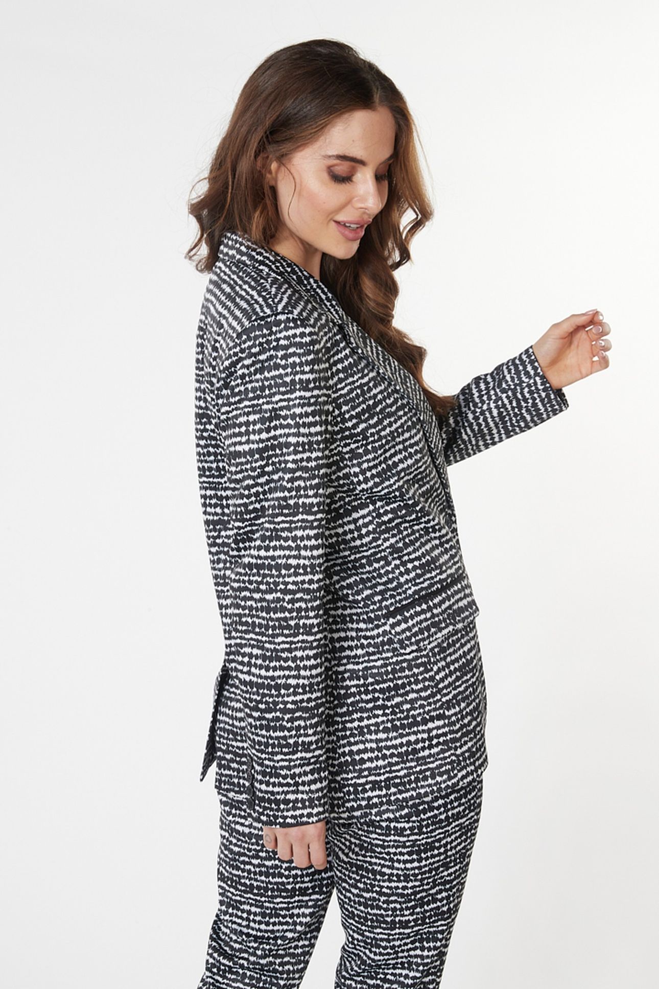 BLAZER GRAPHIC ILLUSION PRINT 3