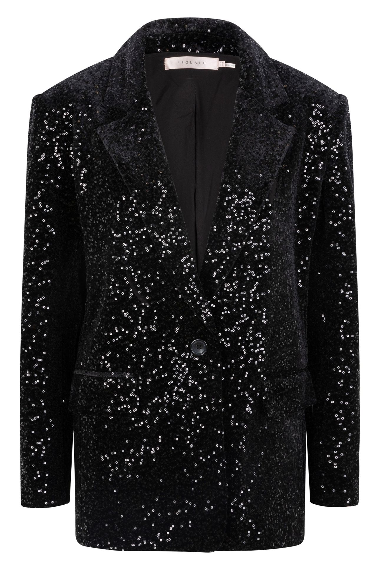 BLAZER VELVET SEQUINS BLACK 4