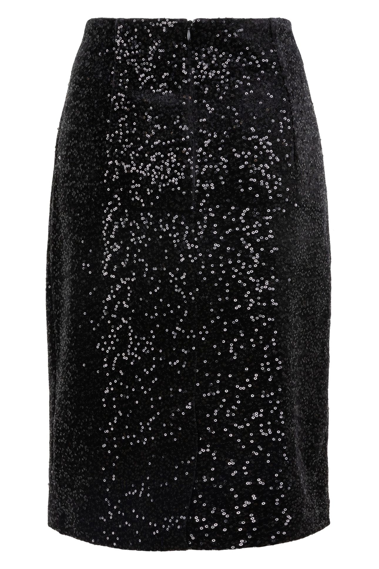 SKIRT VELVET SEQUINS BLACK 5